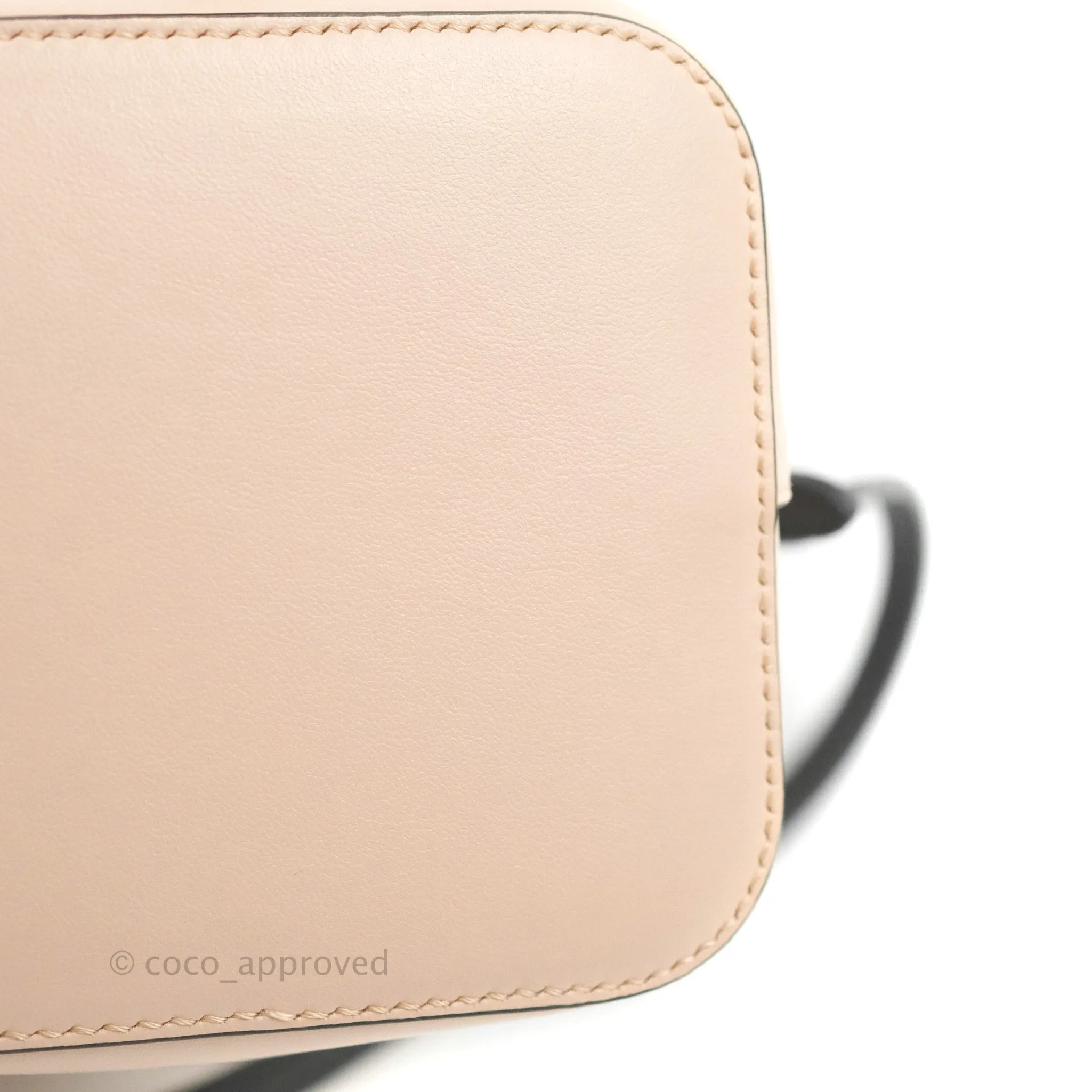 Fendi Mini Mon Tresor Bucket Bag Pink/Black Calfskin
