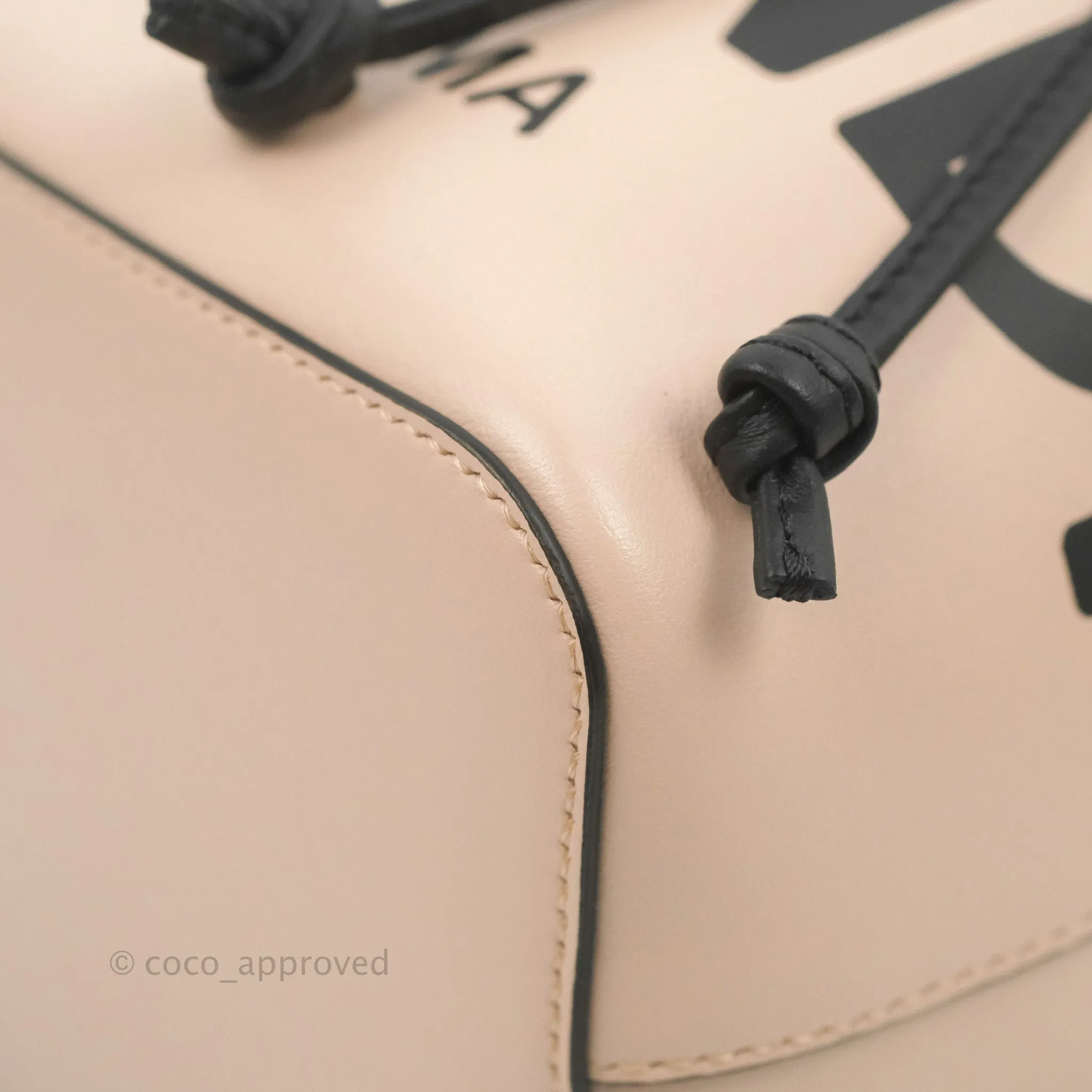 Fendi Mini Mon Tresor Bucket Bag Pink/Black Calfskin