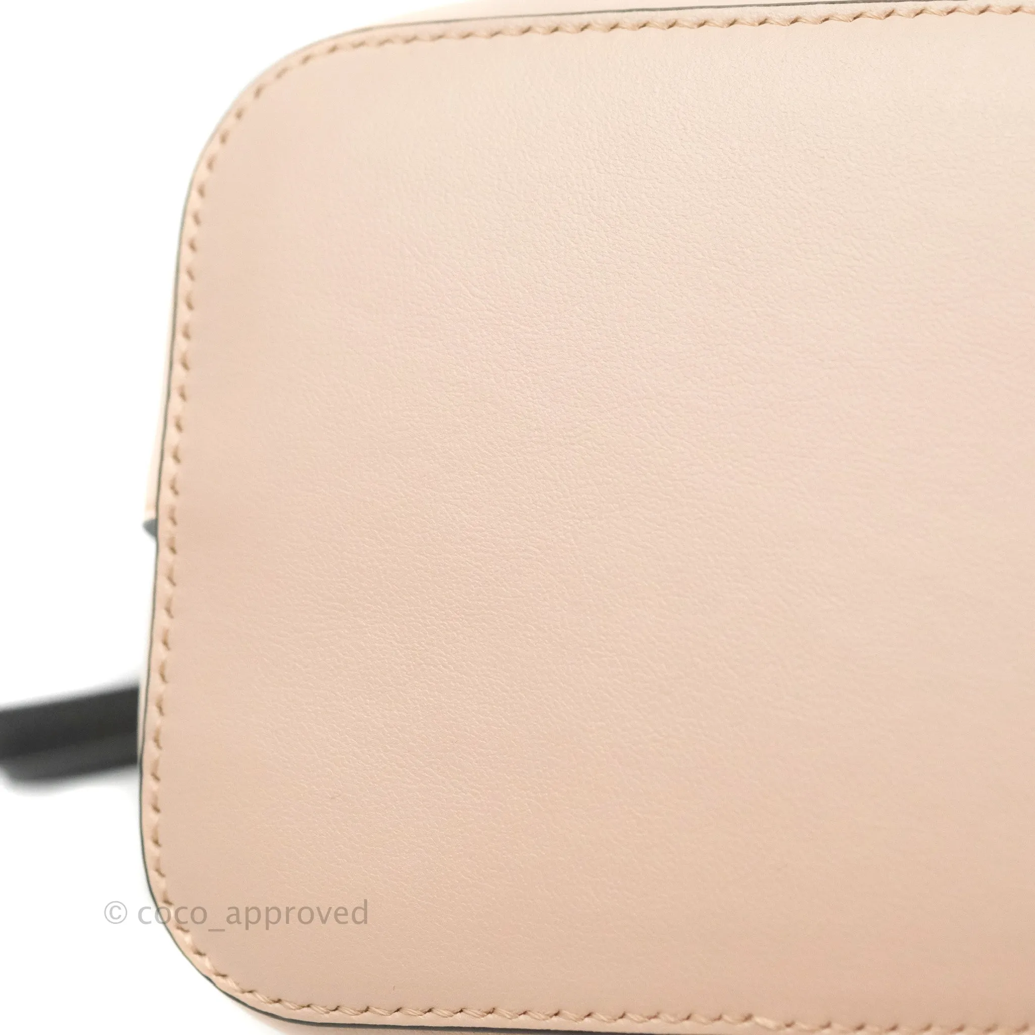 Fendi Mini Mon Tresor Bucket Bag Pink/Black Calfskin