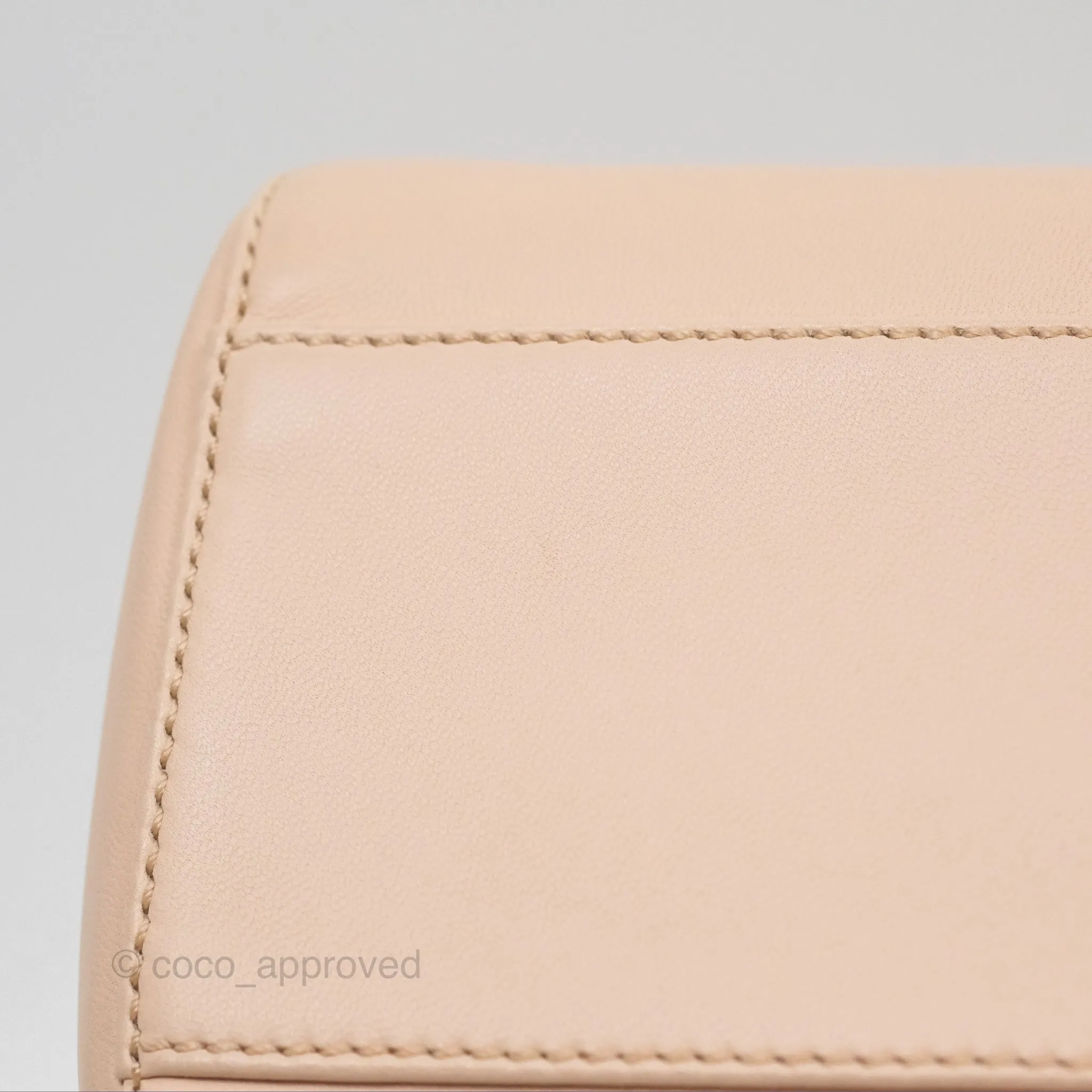 Fendi Mini Peekaboo Bag Light Pink Lambskin Gold Hardware