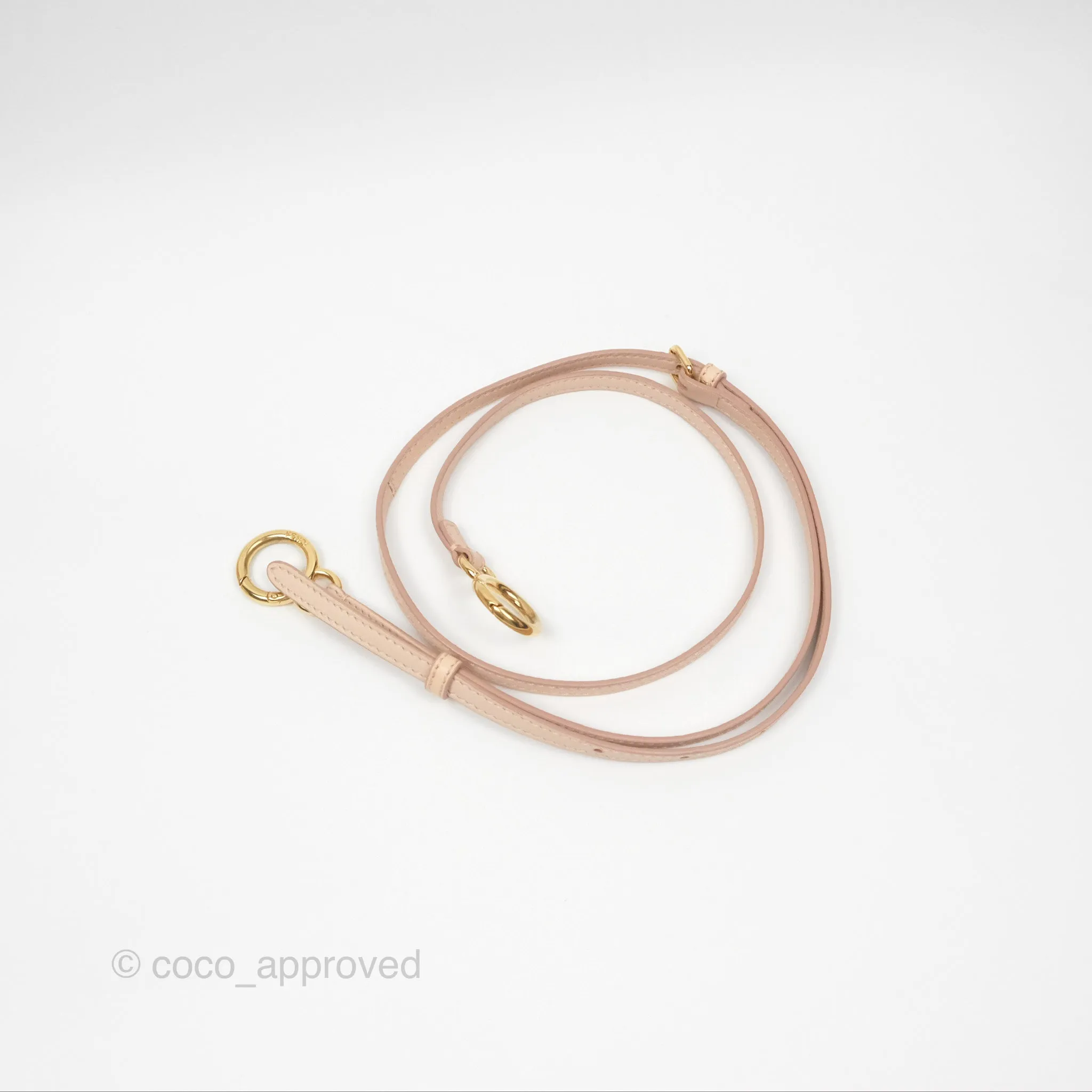 Fendi Mini Peekaboo Bag Light Pink Lambskin Gold Hardware