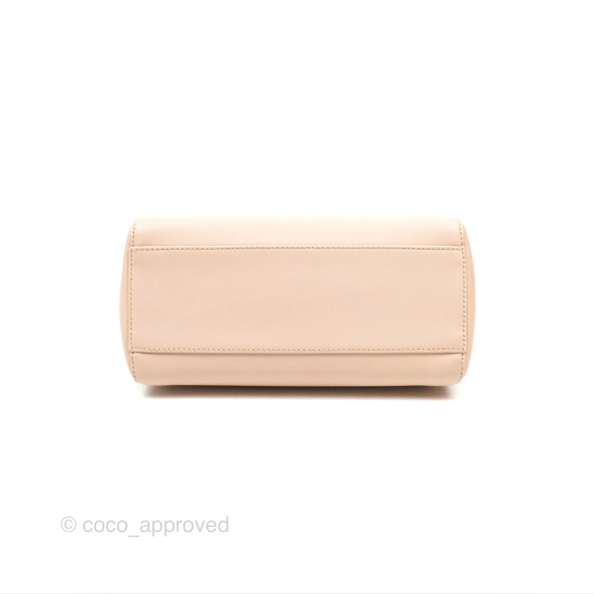 Fendi Mini Peekaboo Bag Light Pink Lambskin Gold Hardware