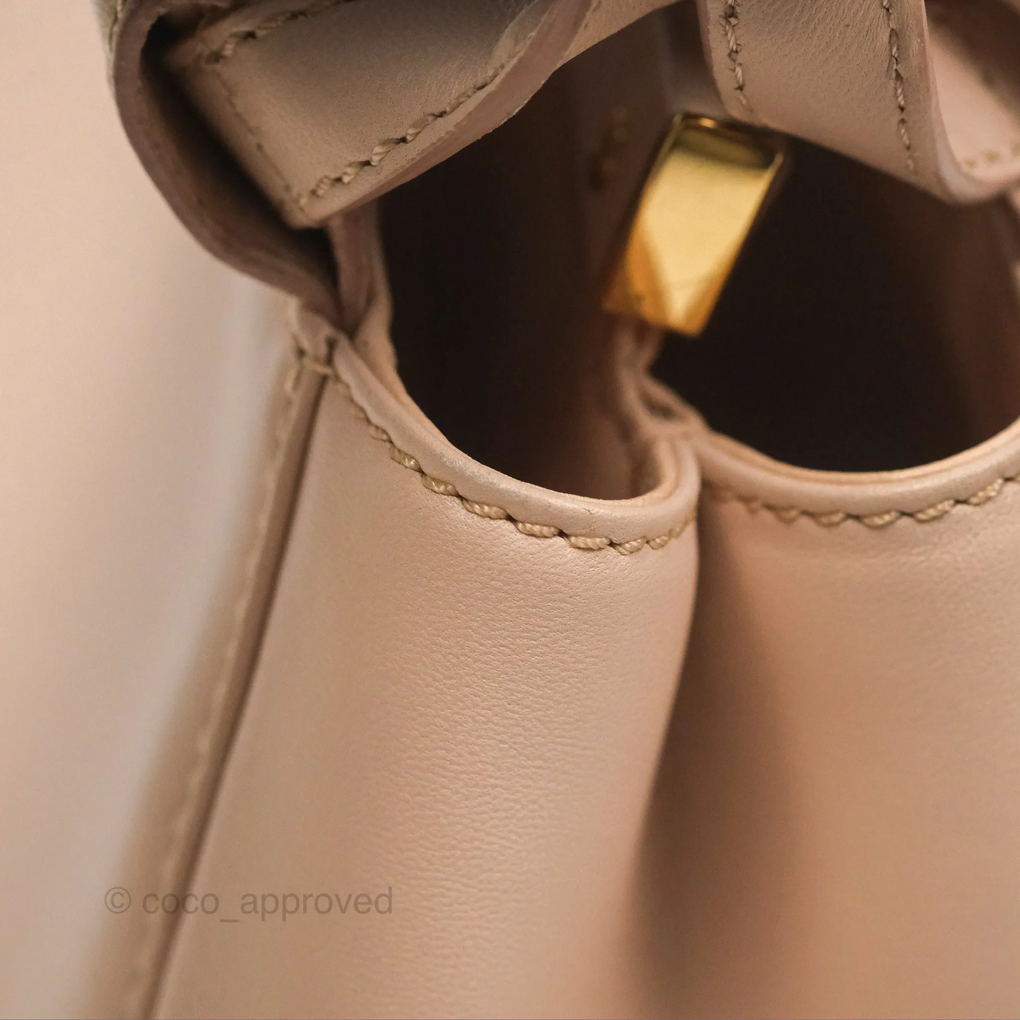 Fendi Mini Peekaboo Bag Light Pink Lambskin Gold Hardware