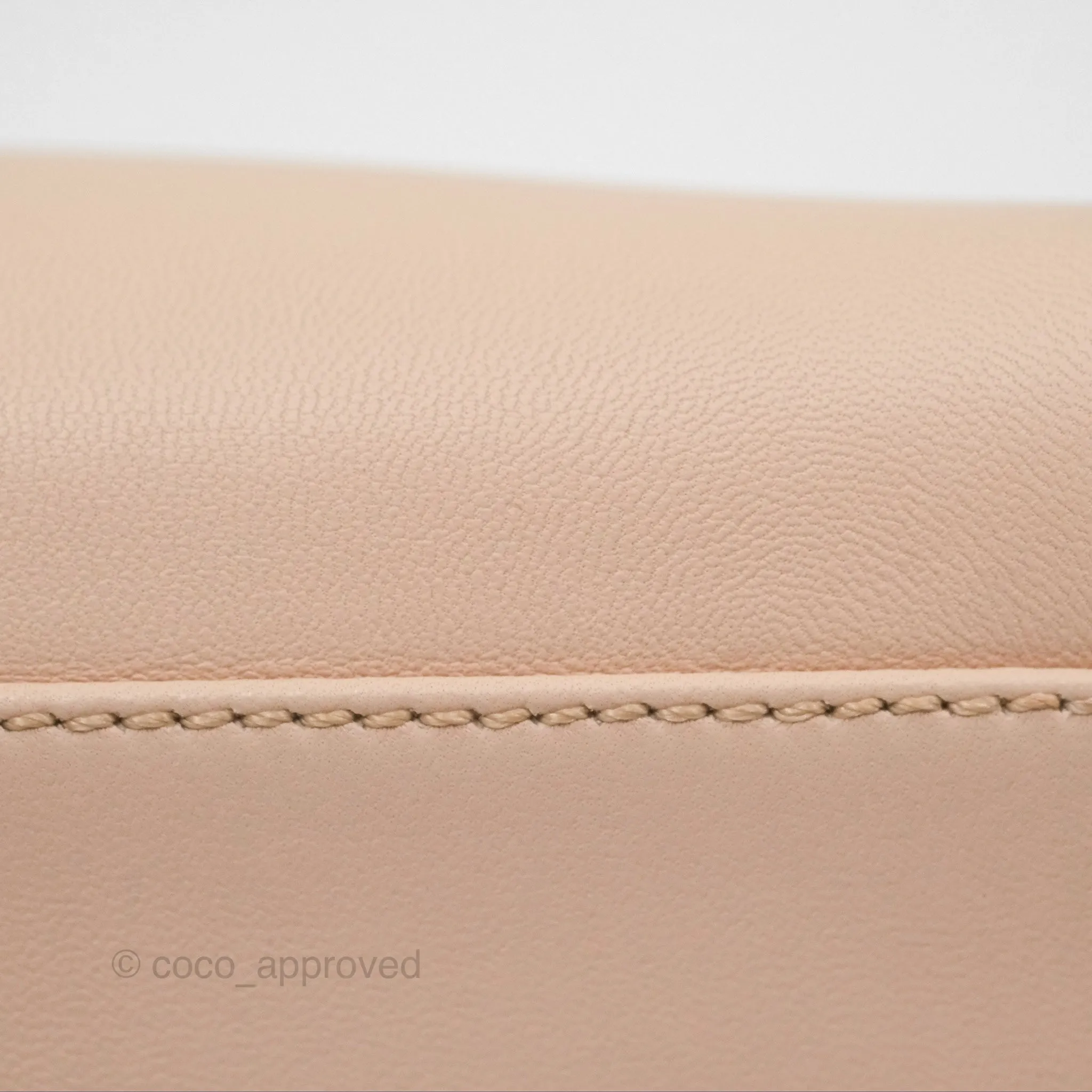 Fendi Mini Peekaboo Bag Light Pink Lambskin Gold Hardware