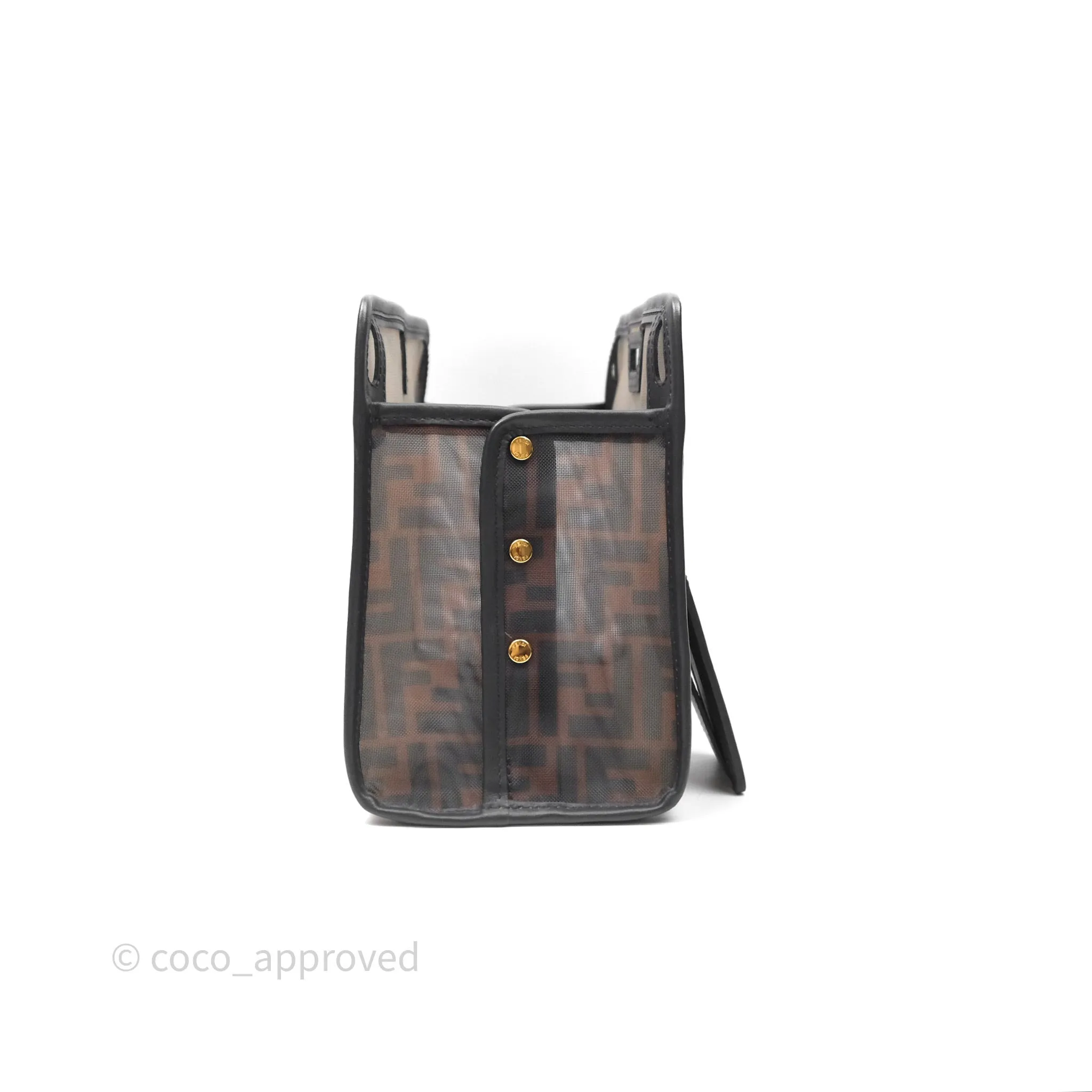 Fendi Mini Peekaboo Bag Pink Grained Leather/Python Silver Hardware with Defender