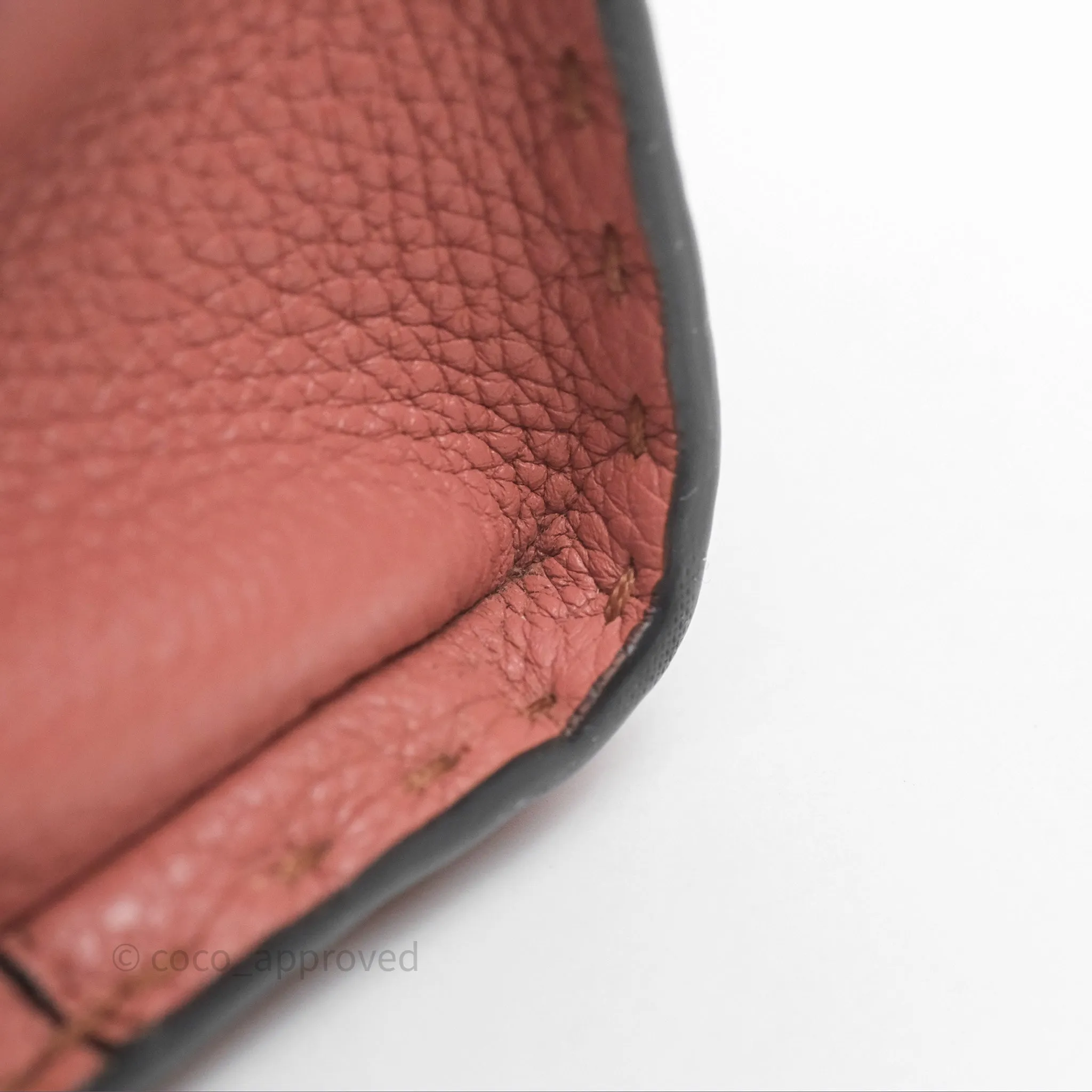 Fendi Mini Peekaboo Bag Pink Grained Leather/Python Silver Hardware with Defender