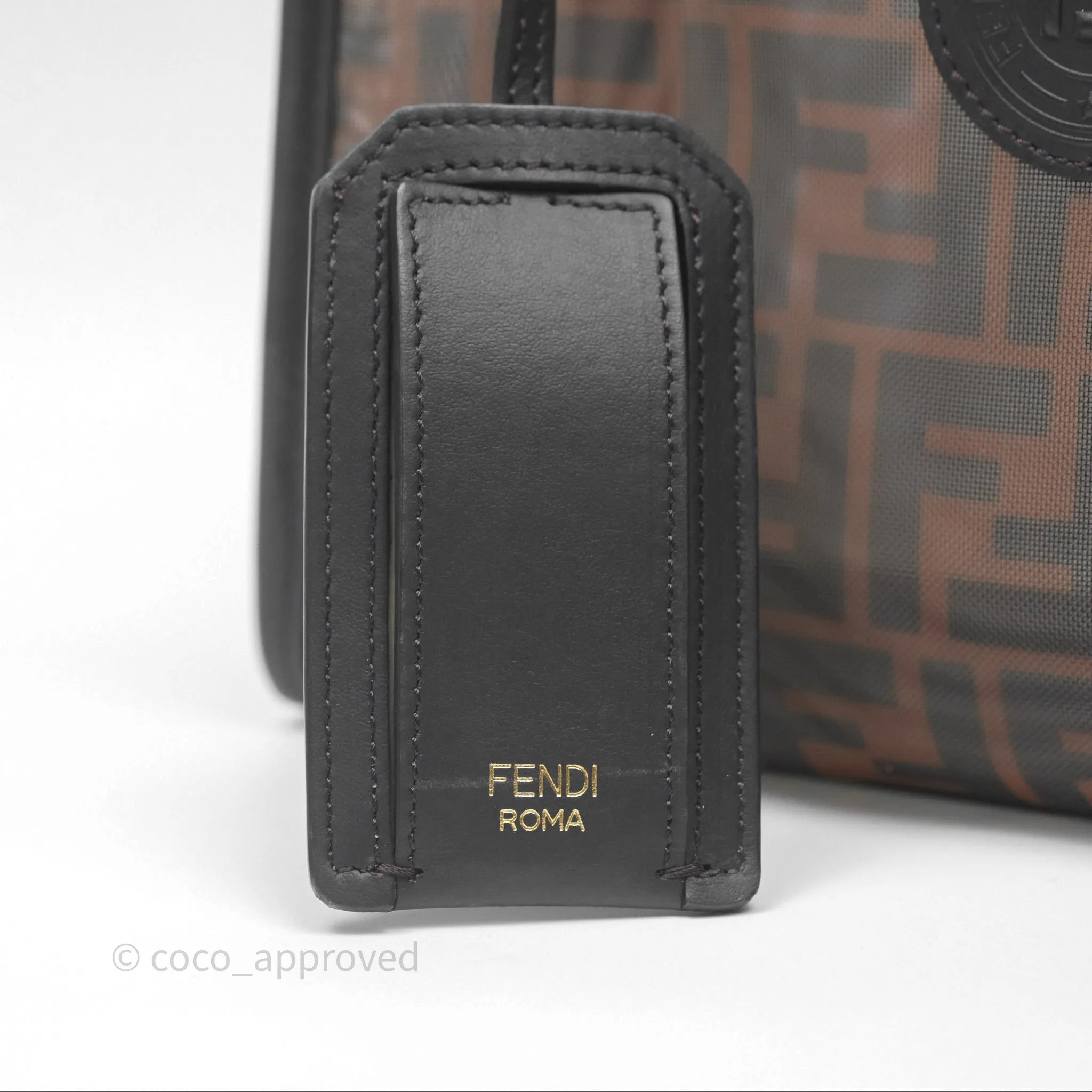 Fendi Mini Peekaboo Bag Pink Grained Leather/Python Silver Hardware with Defender