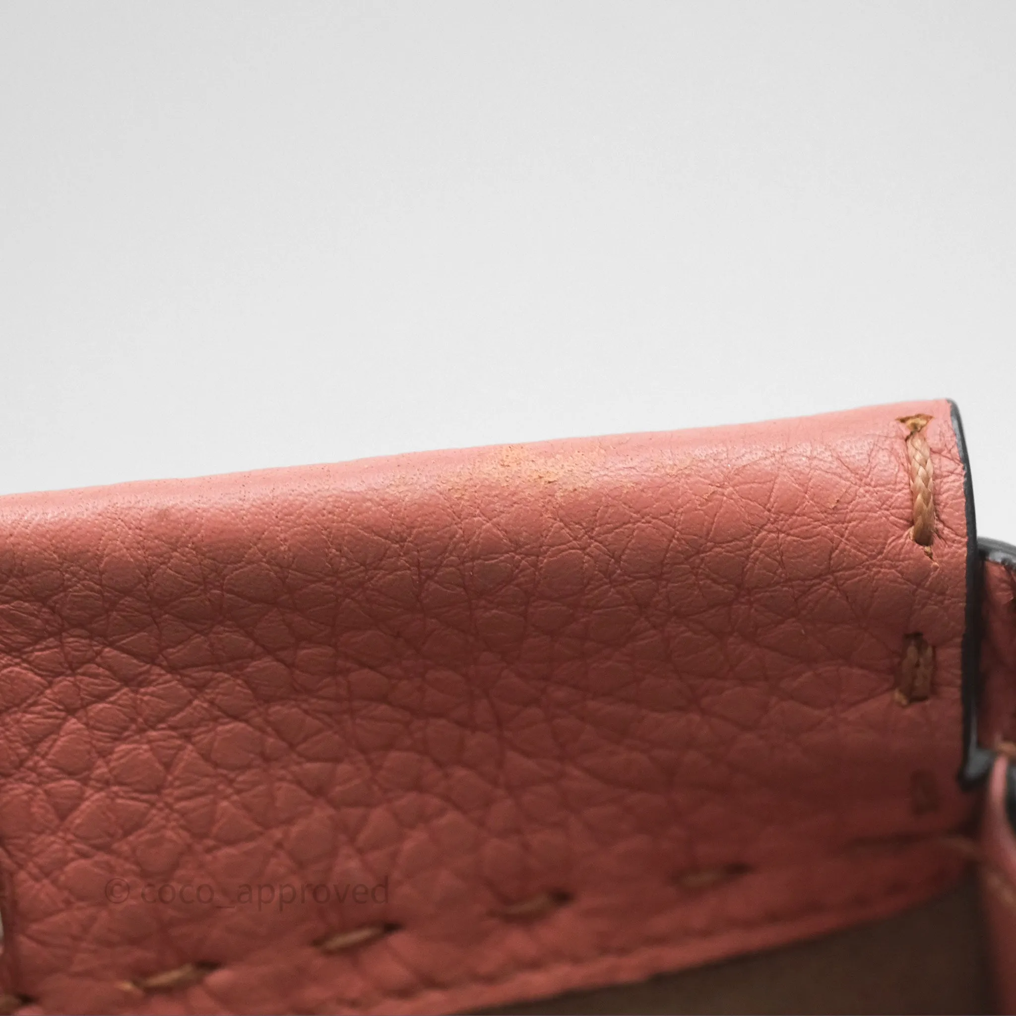 Fendi Mini Peekaboo Bag Pink Grained Leather/Python Silver Hardware with Defender