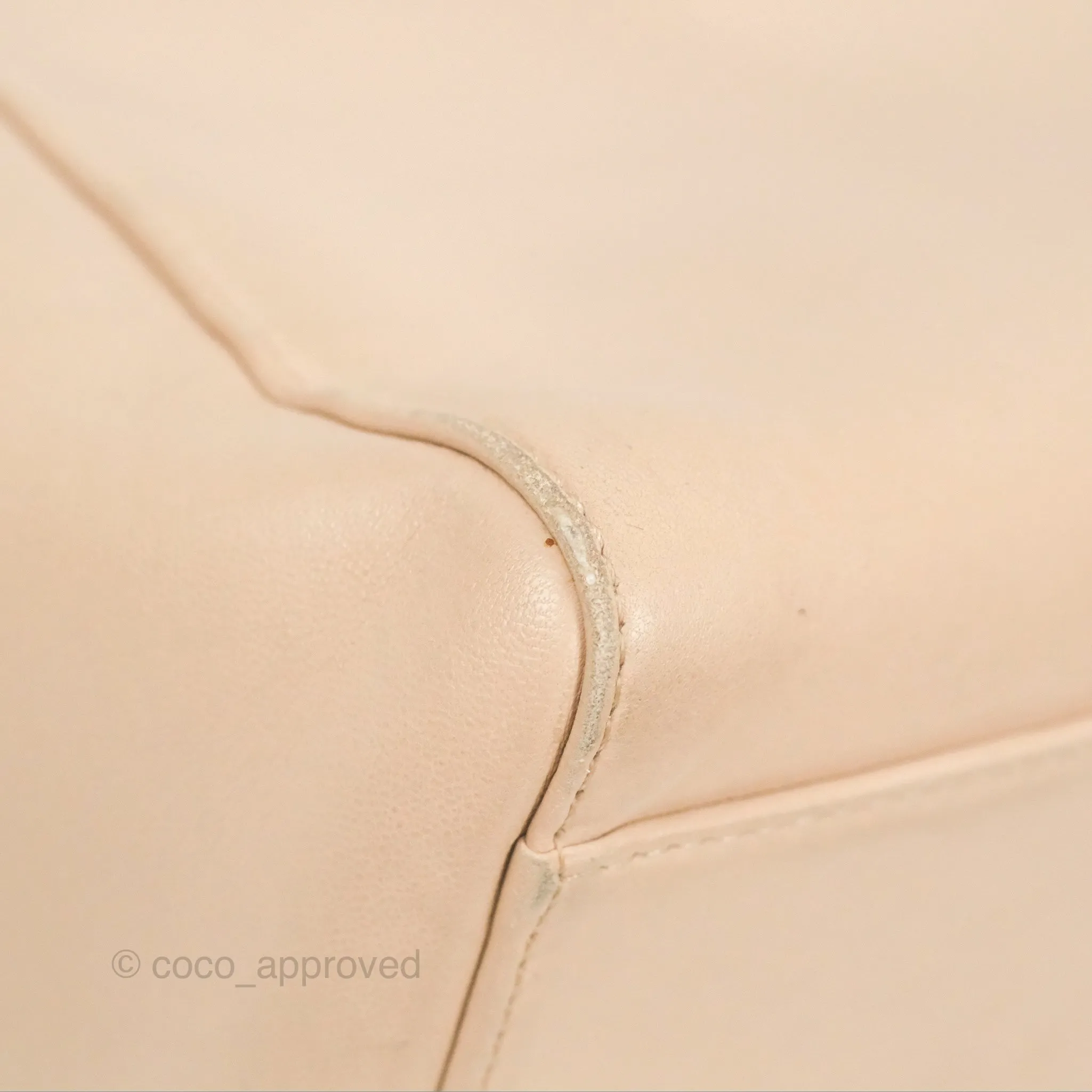 Fendi Mini Peekaboo Bag Poudre Lambskin Gold Hardware