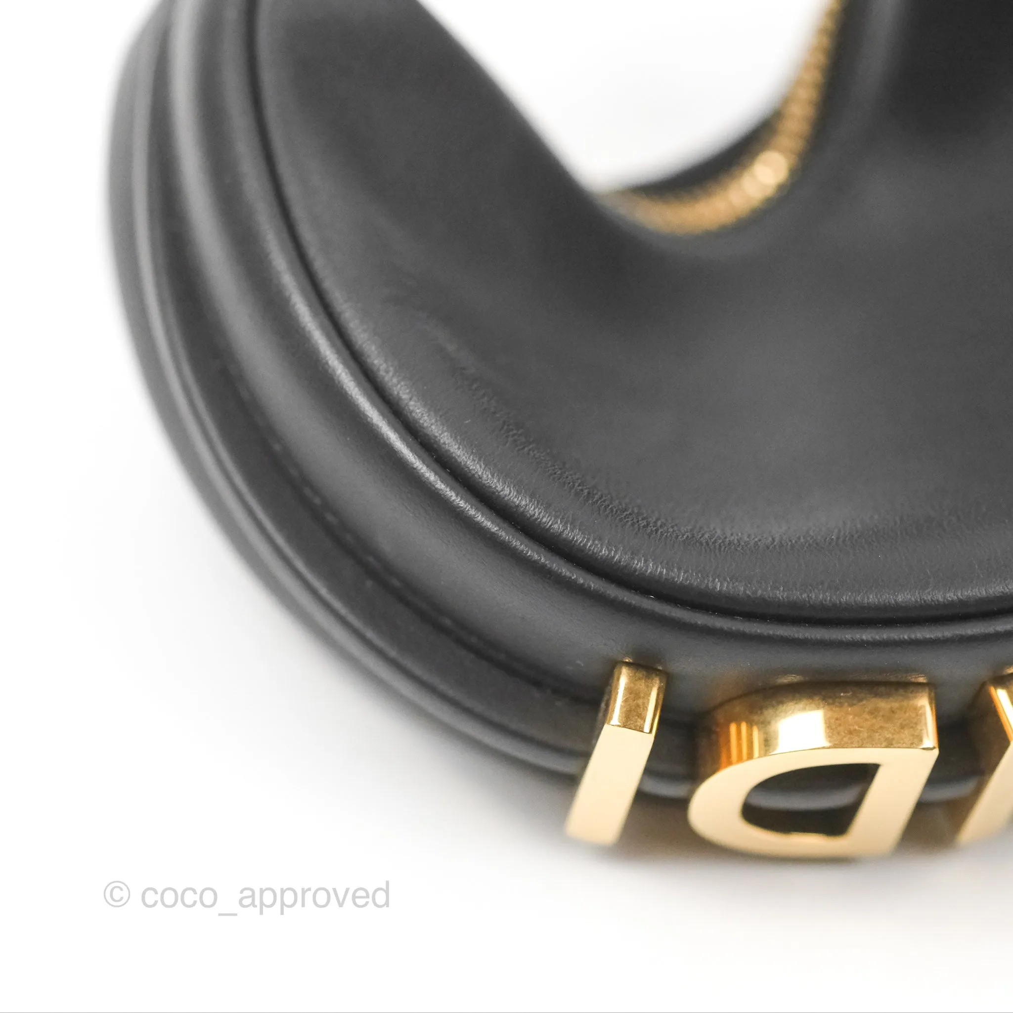 Fendi Nano Fendigraphy Hobo Bag Black Gold Hardware