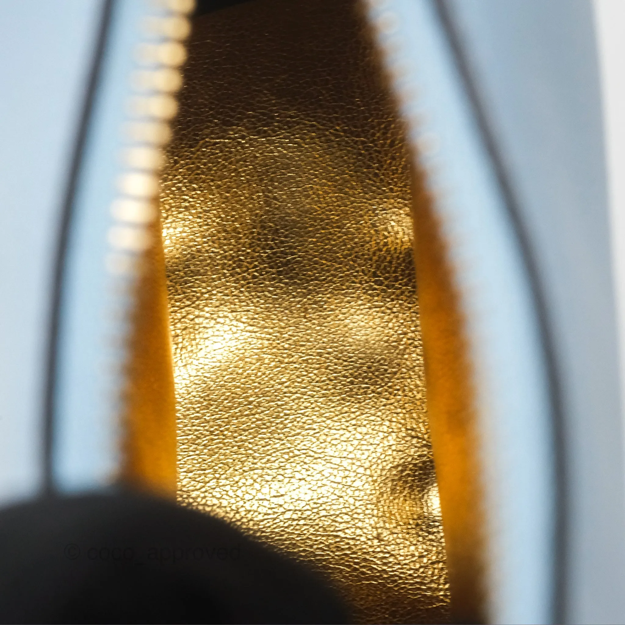 Fendi Nano Fendigraphy Hobo in Sky Blue Gold Hardware