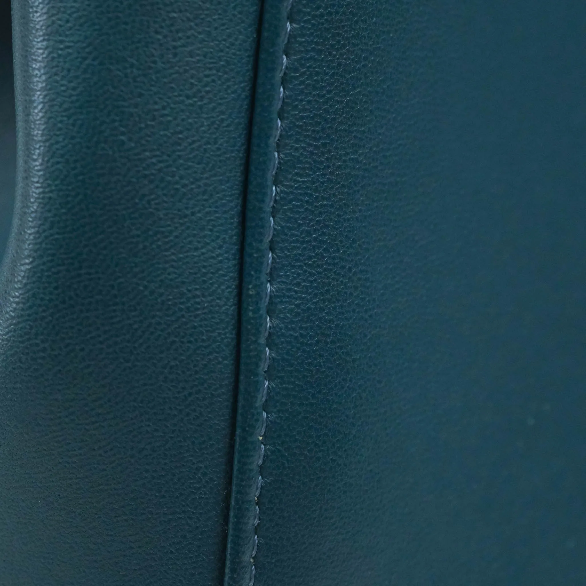 Fendi Nappa Mini Peekaboo Bag Peacock Blue