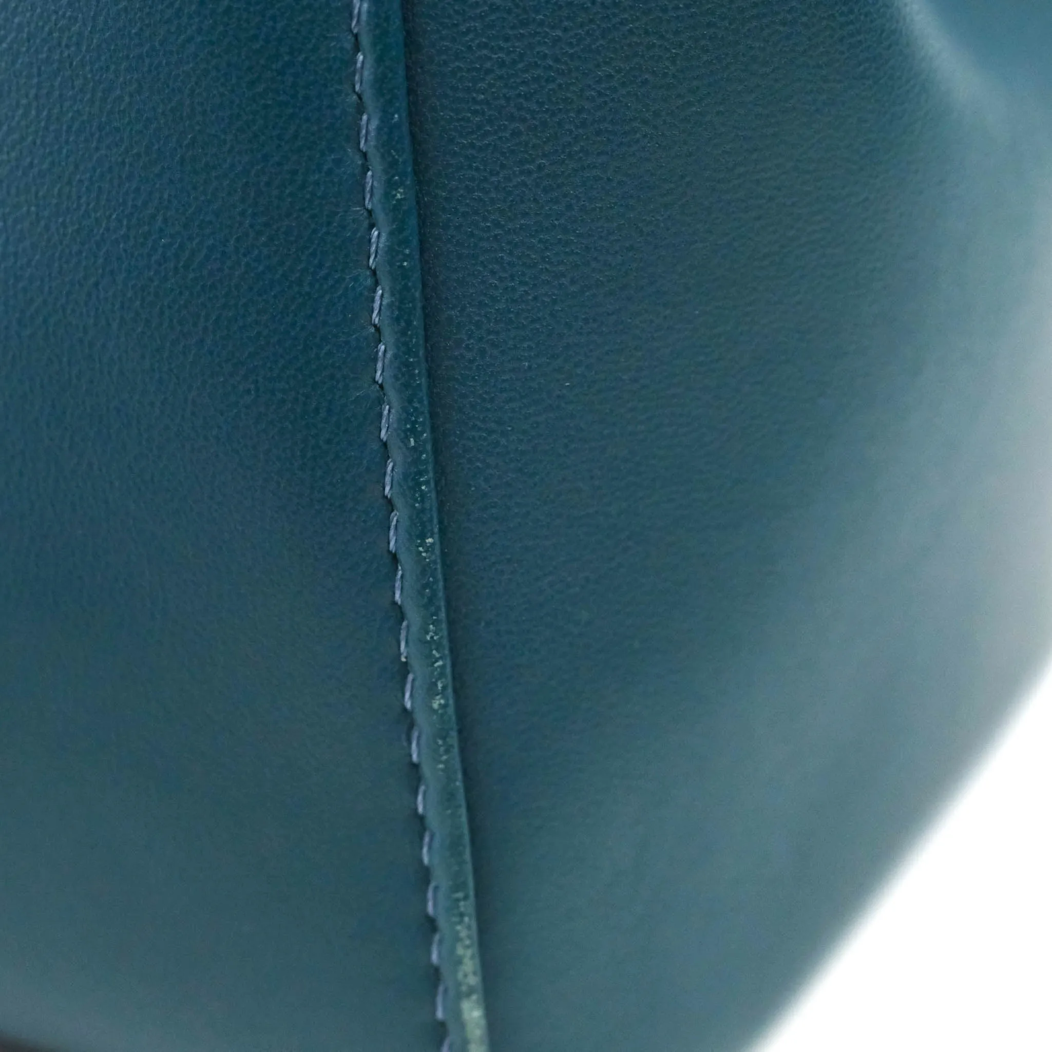 Fendi Nappa Mini Peekaboo Bag Peacock Blue
