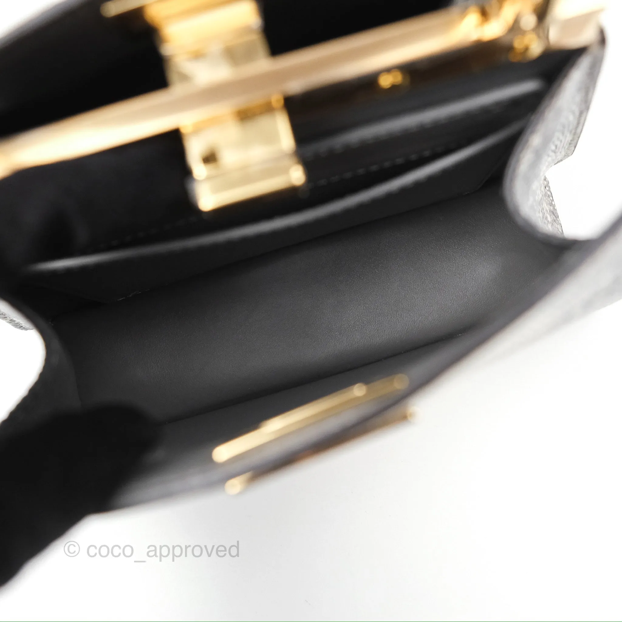 Fendi Peekaboo ISeeU Petite White lizard Leather Bag