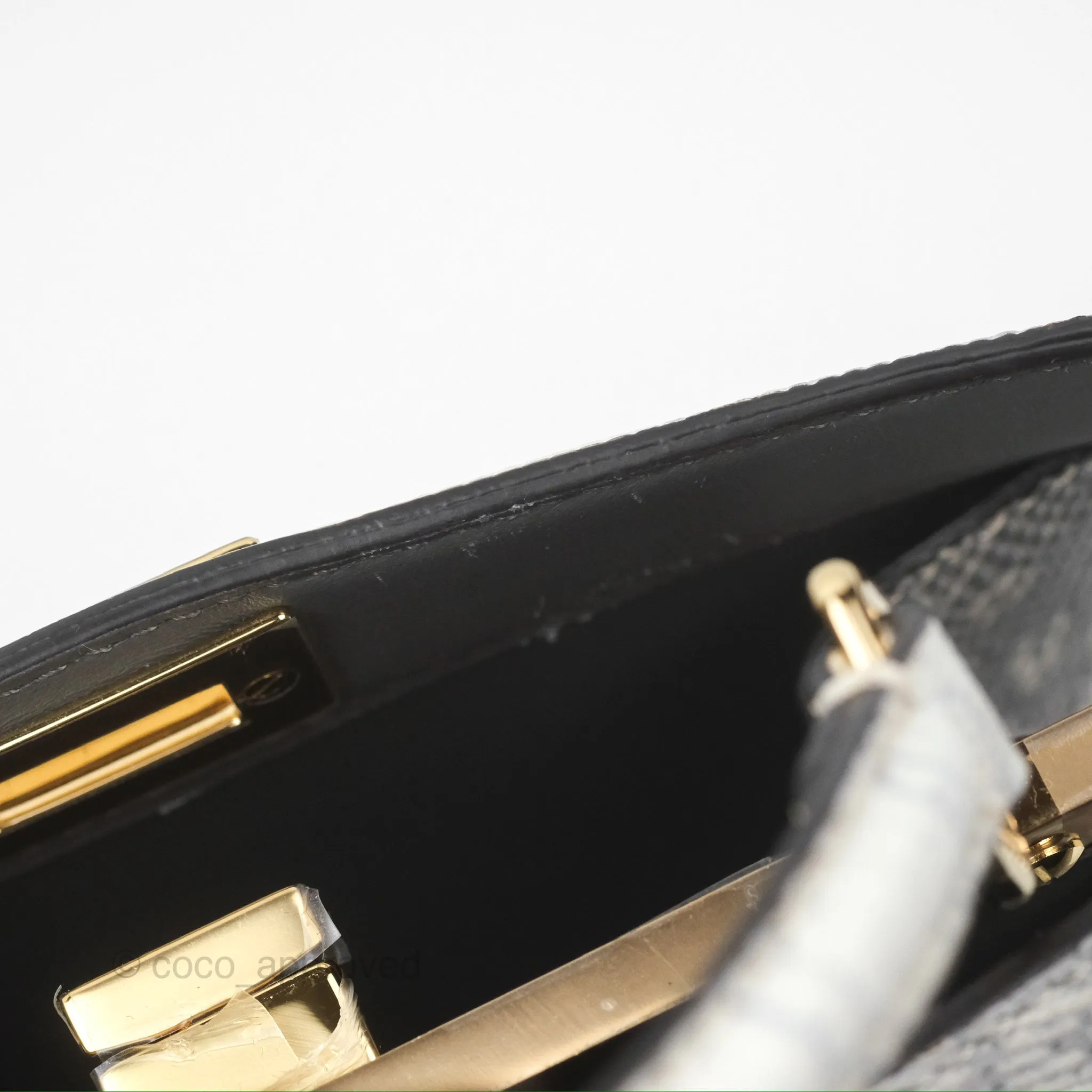 Fendi Peekaboo ISeeU Petite White lizard Leather Bag