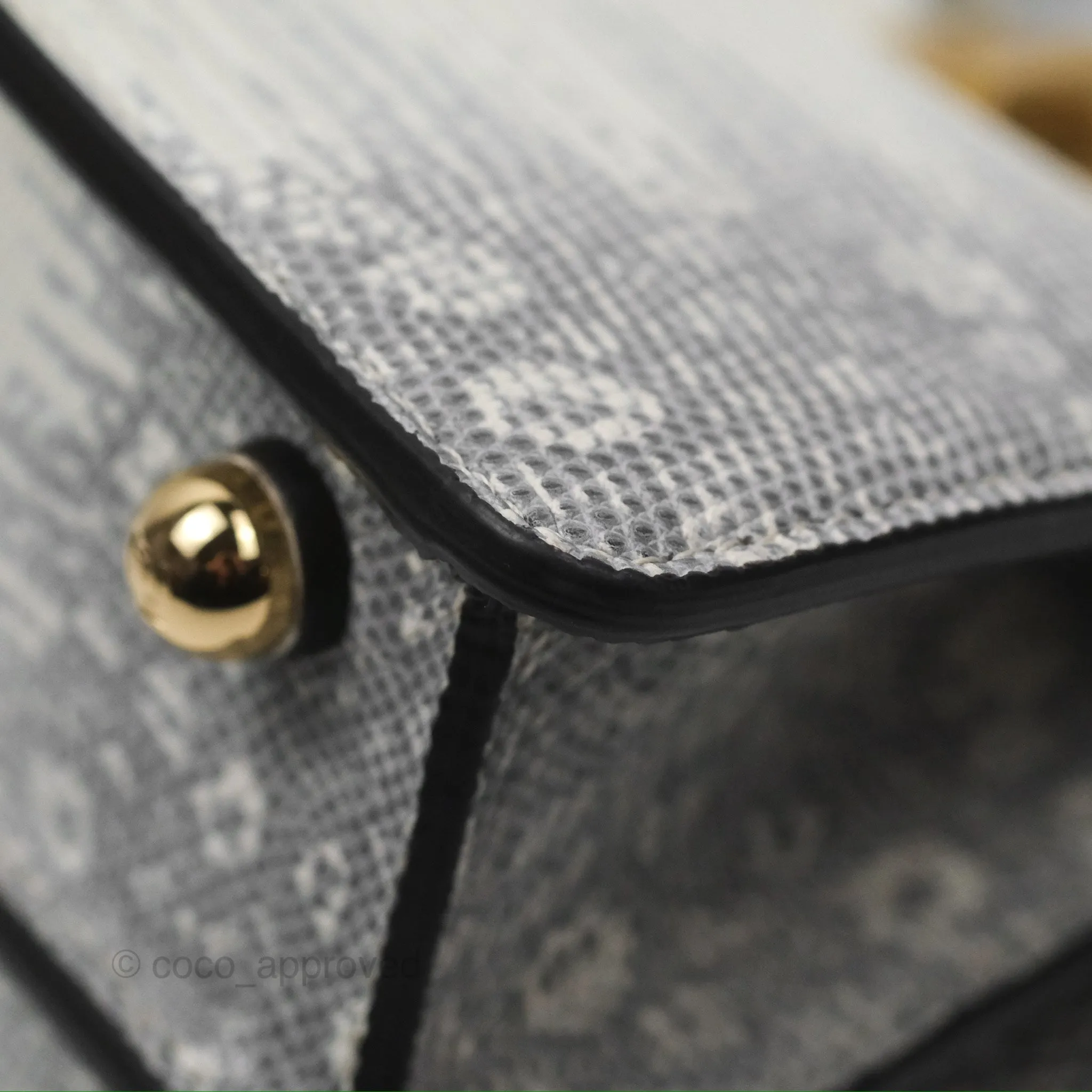 Fendi Peekaboo ISeeU Petite White lizard Leather Bag
