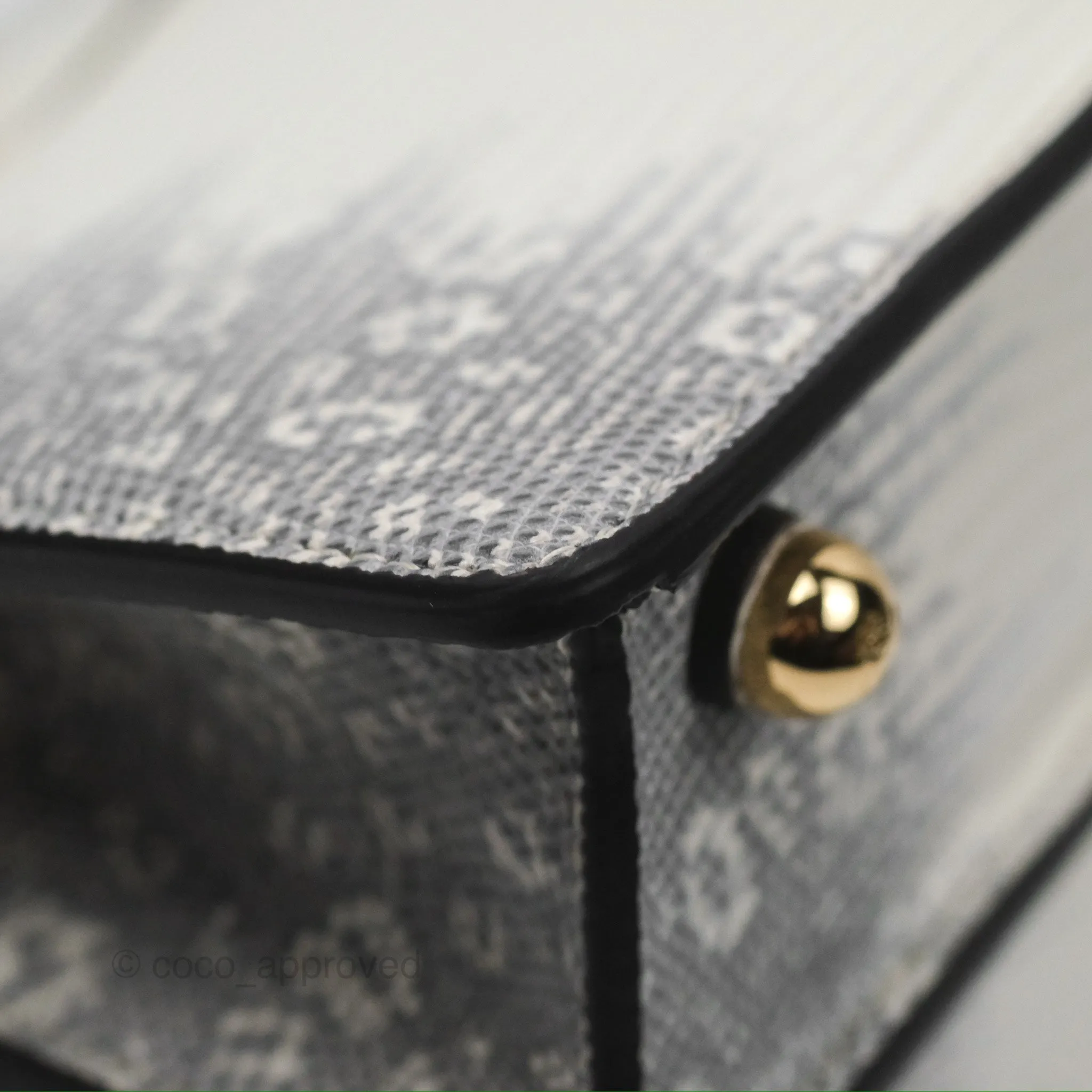 Fendi Peekaboo ISeeU Petite White lizard Leather Bag