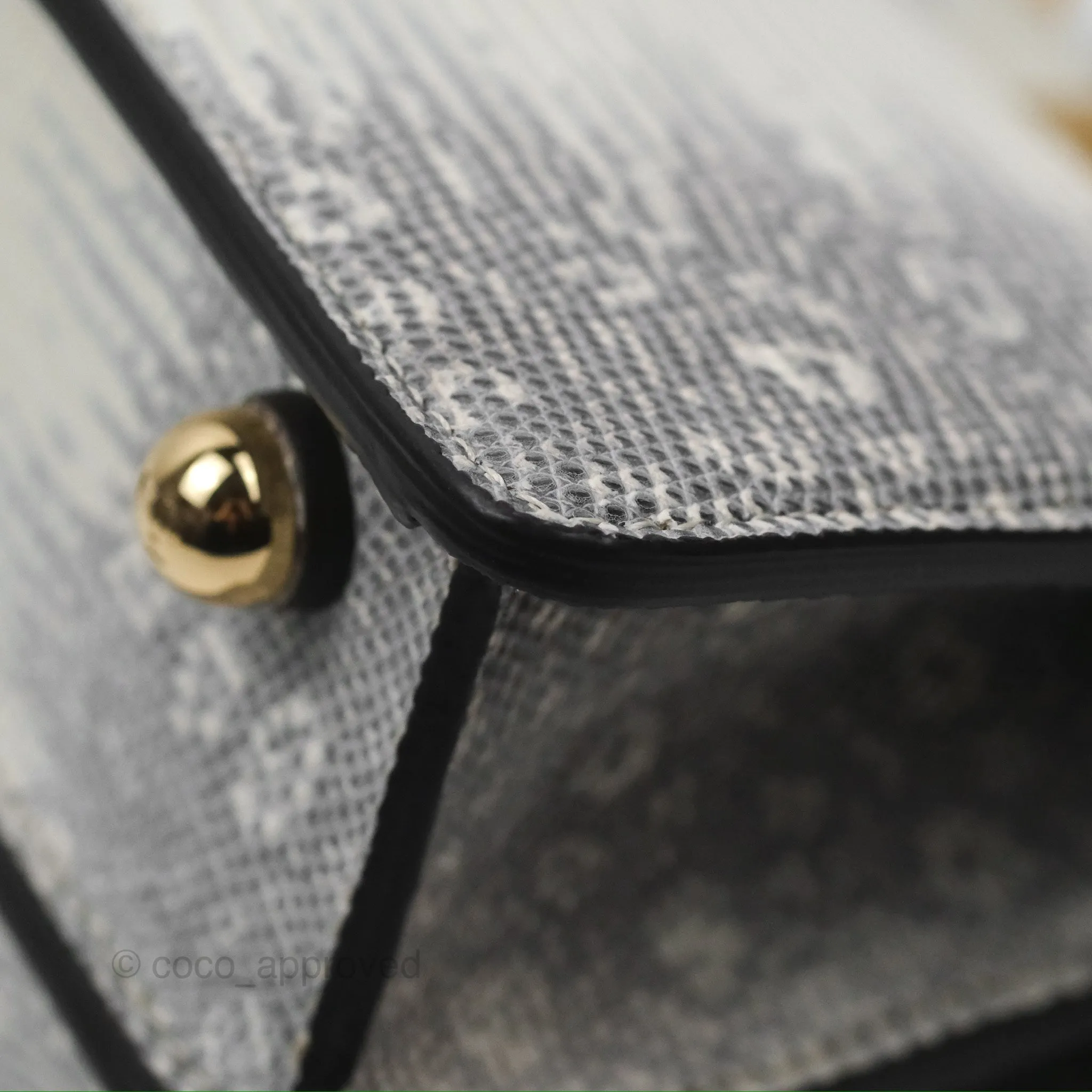 Fendi Peekaboo ISeeU Petite White lizard Leather Bag