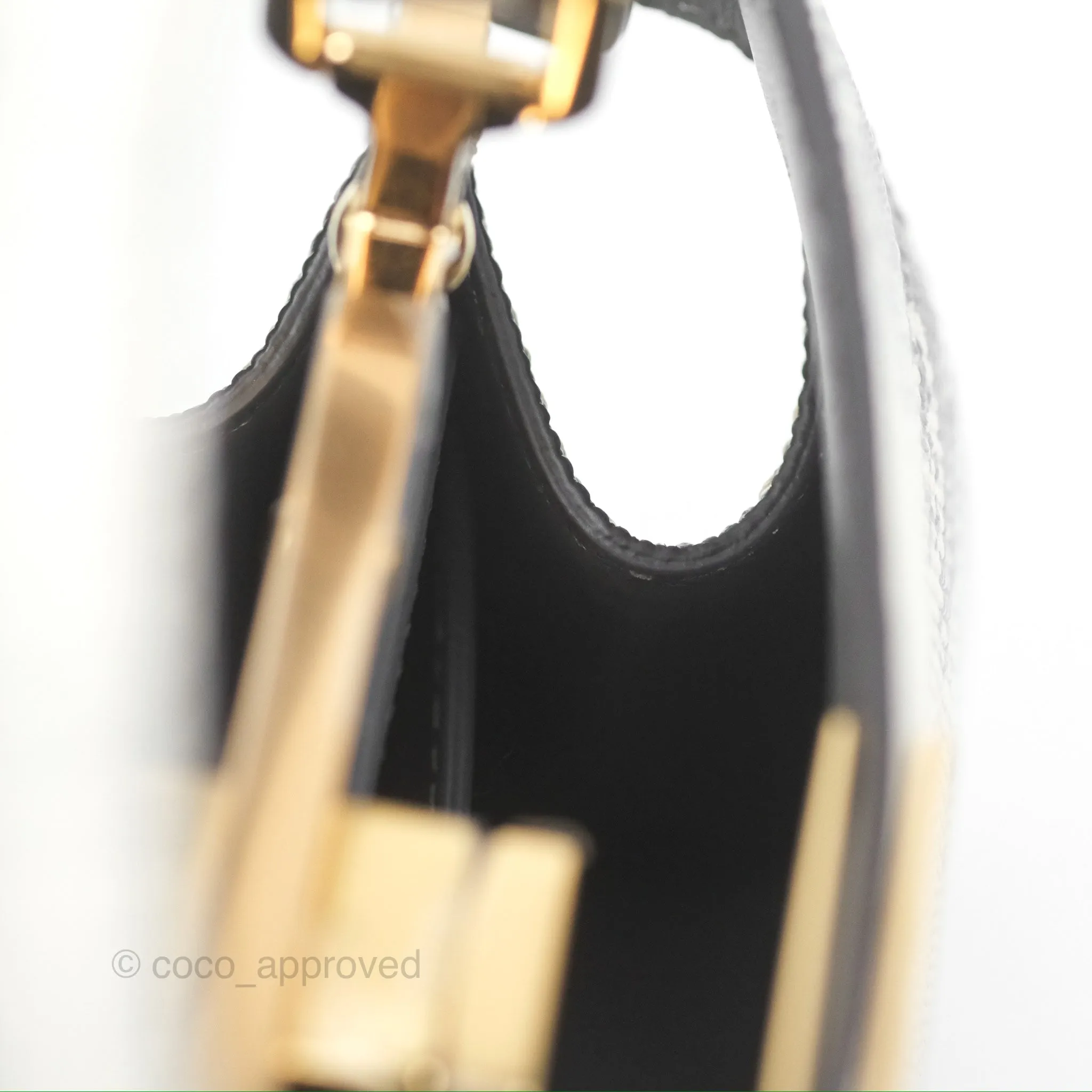 Fendi Peekaboo ISeeU Petite White lizard Leather Bag