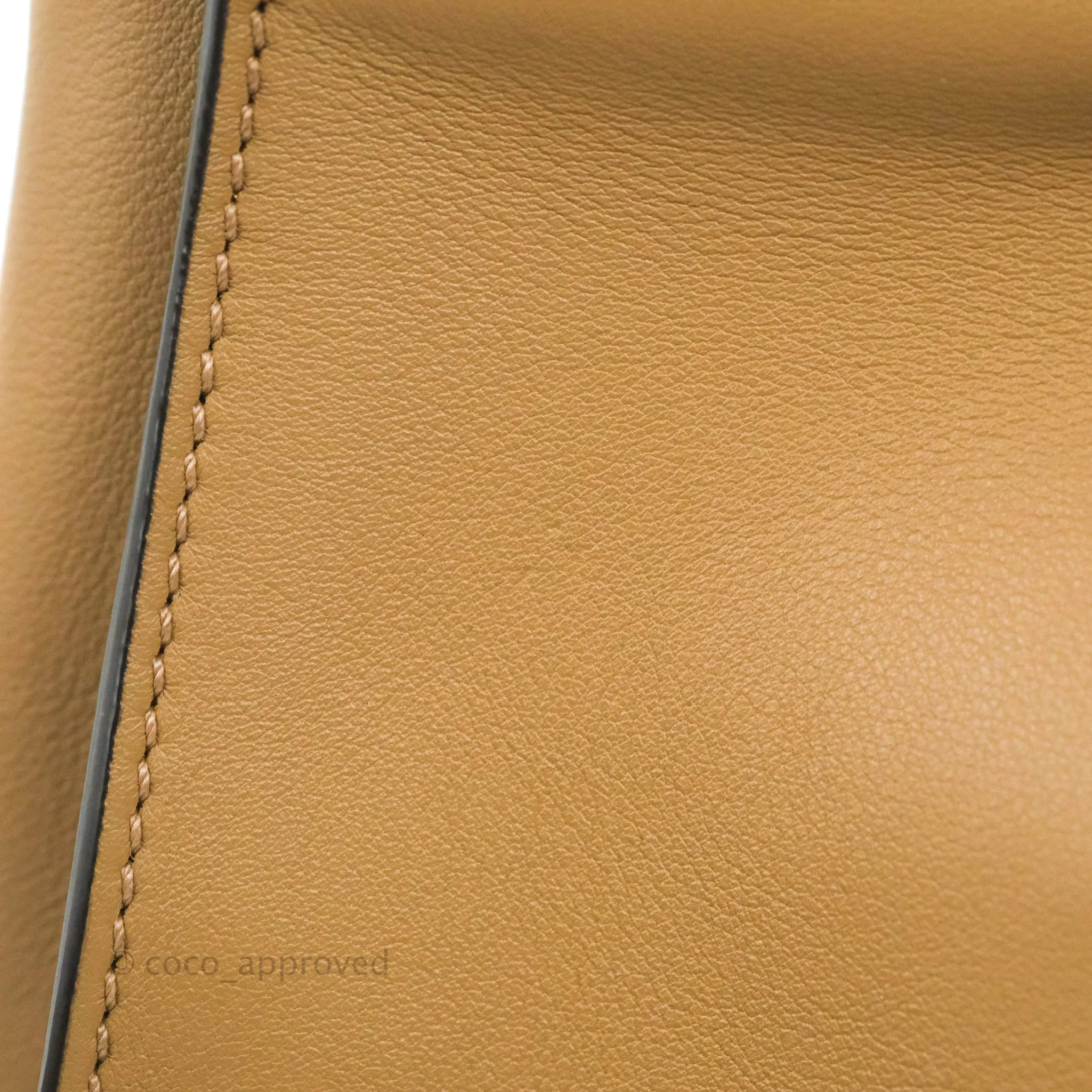 Fendi Peekaboo Medium Light Brown Silver Hardware