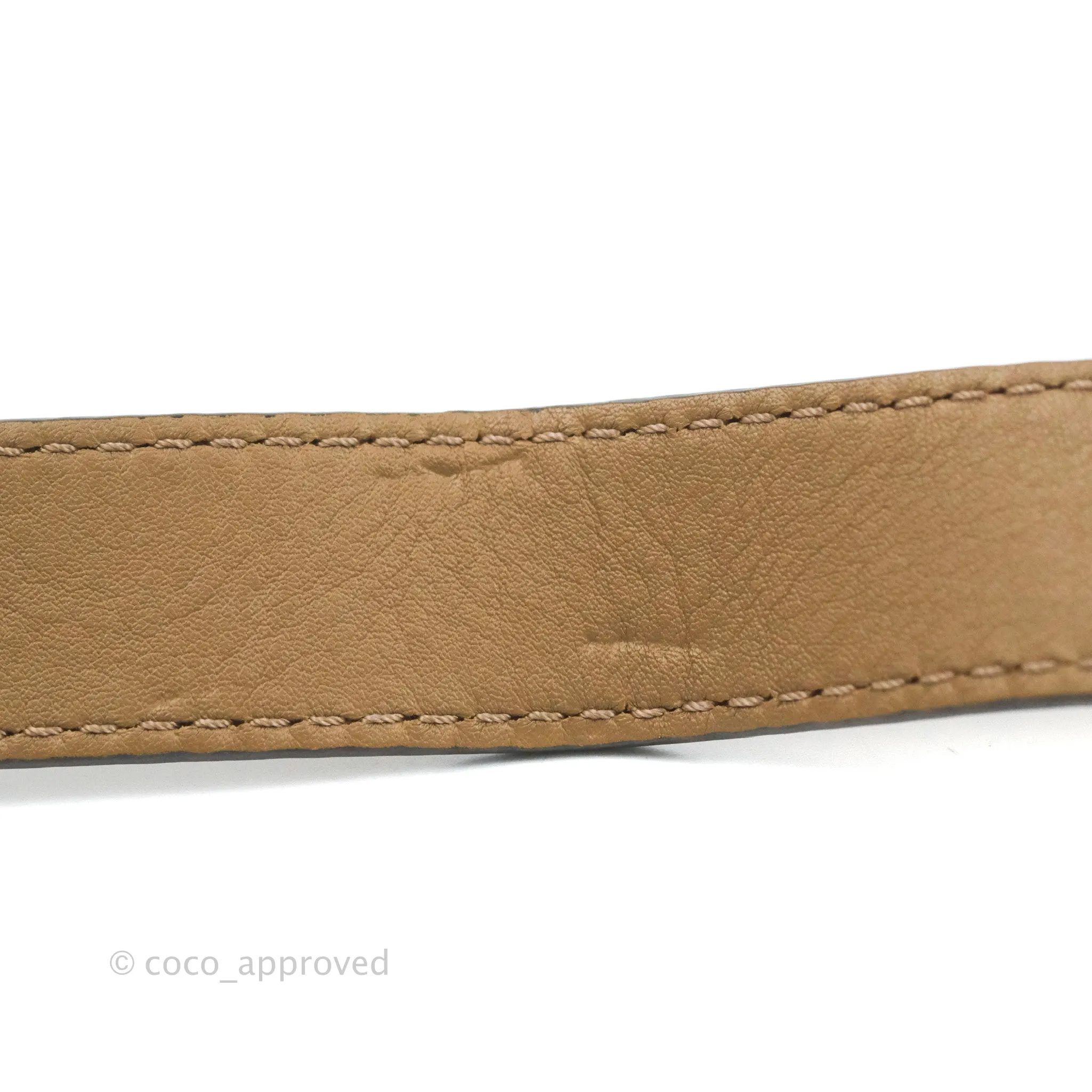 Fendi Peekaboo Medium Light Brown Silver Hardware