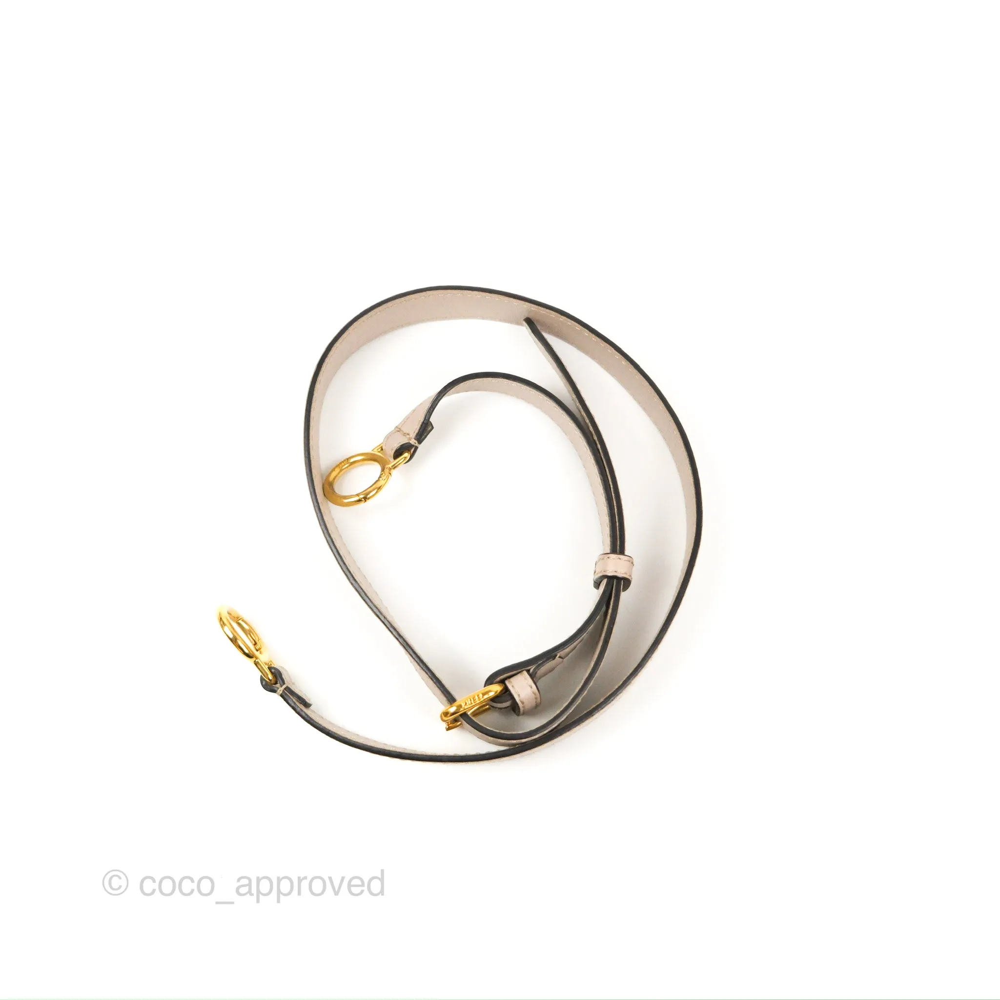 Fendi Peekaboo Medium Light Taupe Gold Hardware