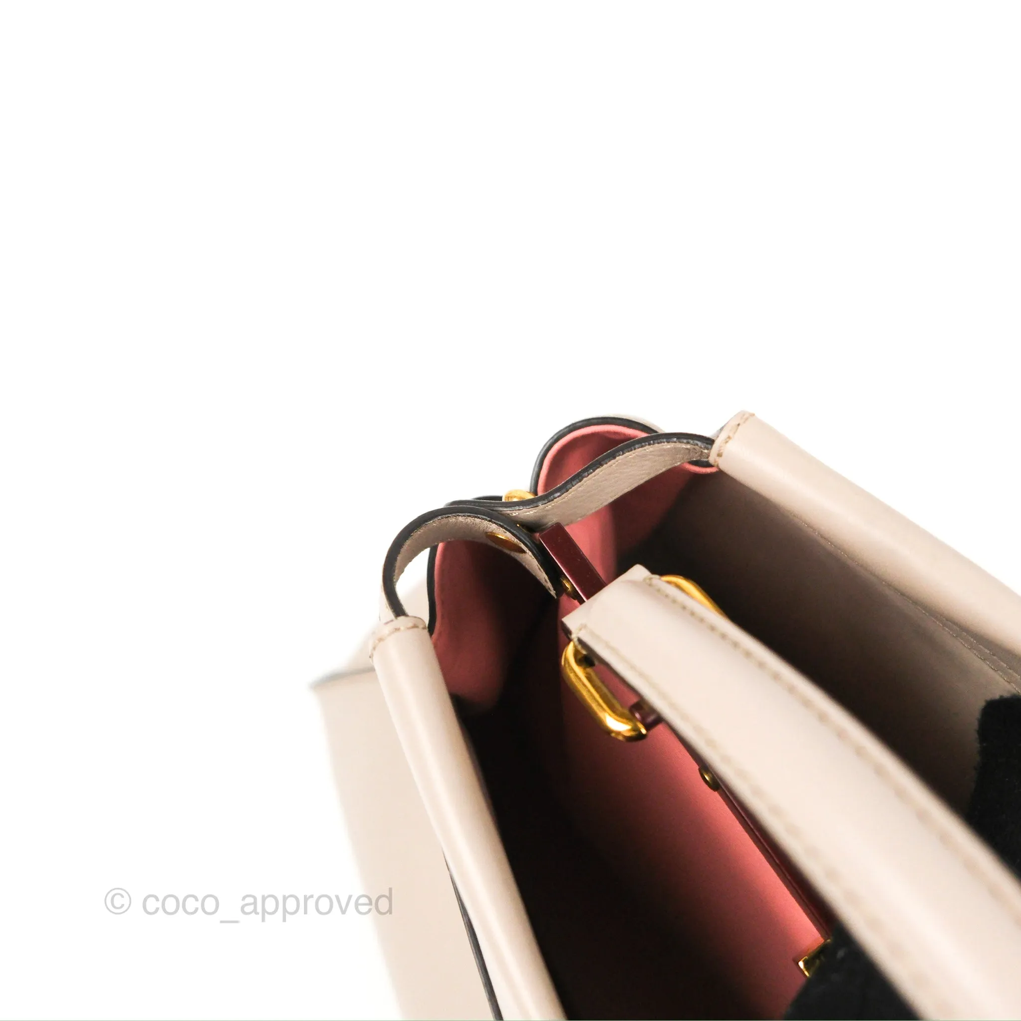 Fendi Peekaboo Medium Light Taupe Gold Hardware