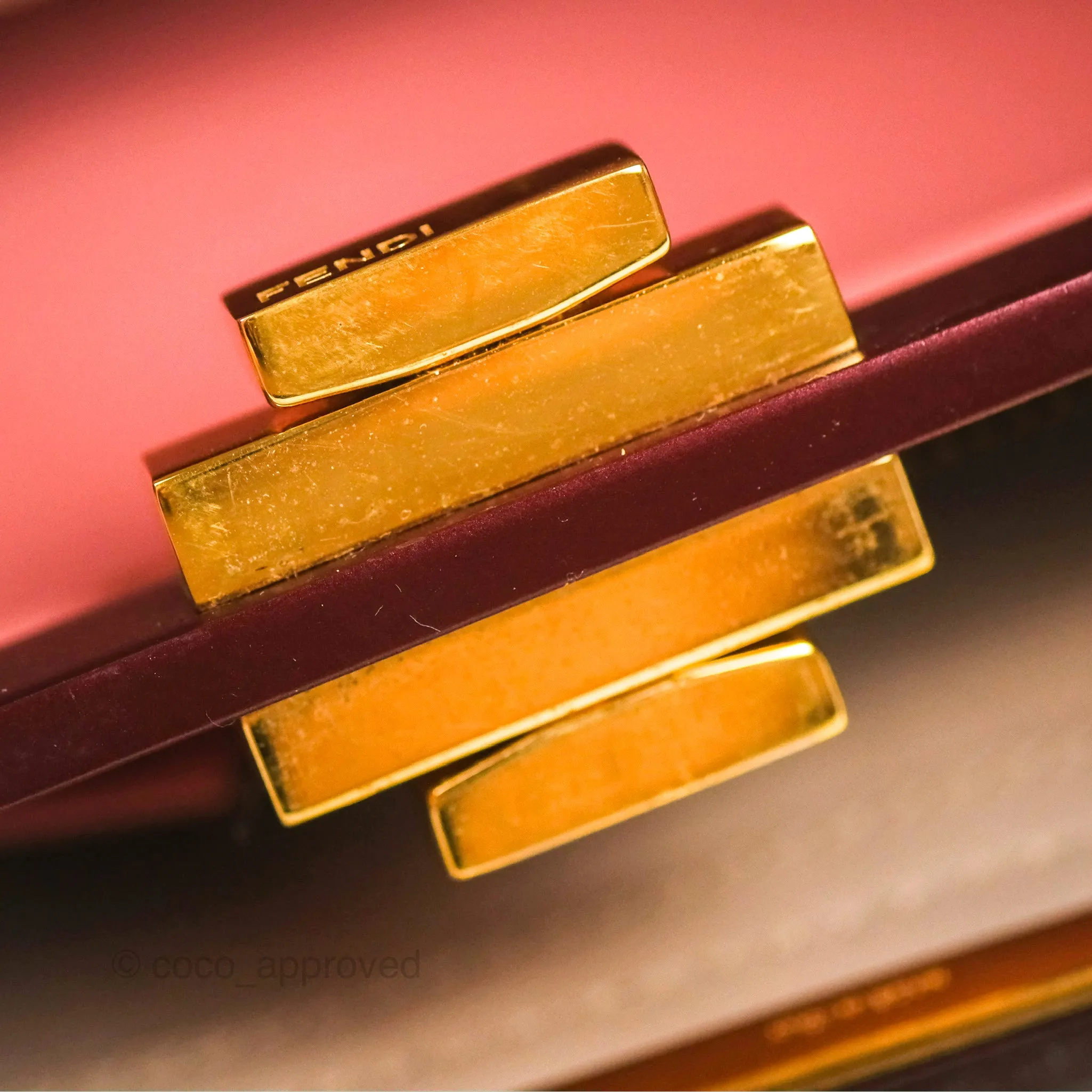 Fendi Peekaboo Medium Light Taupe Gold Hardware