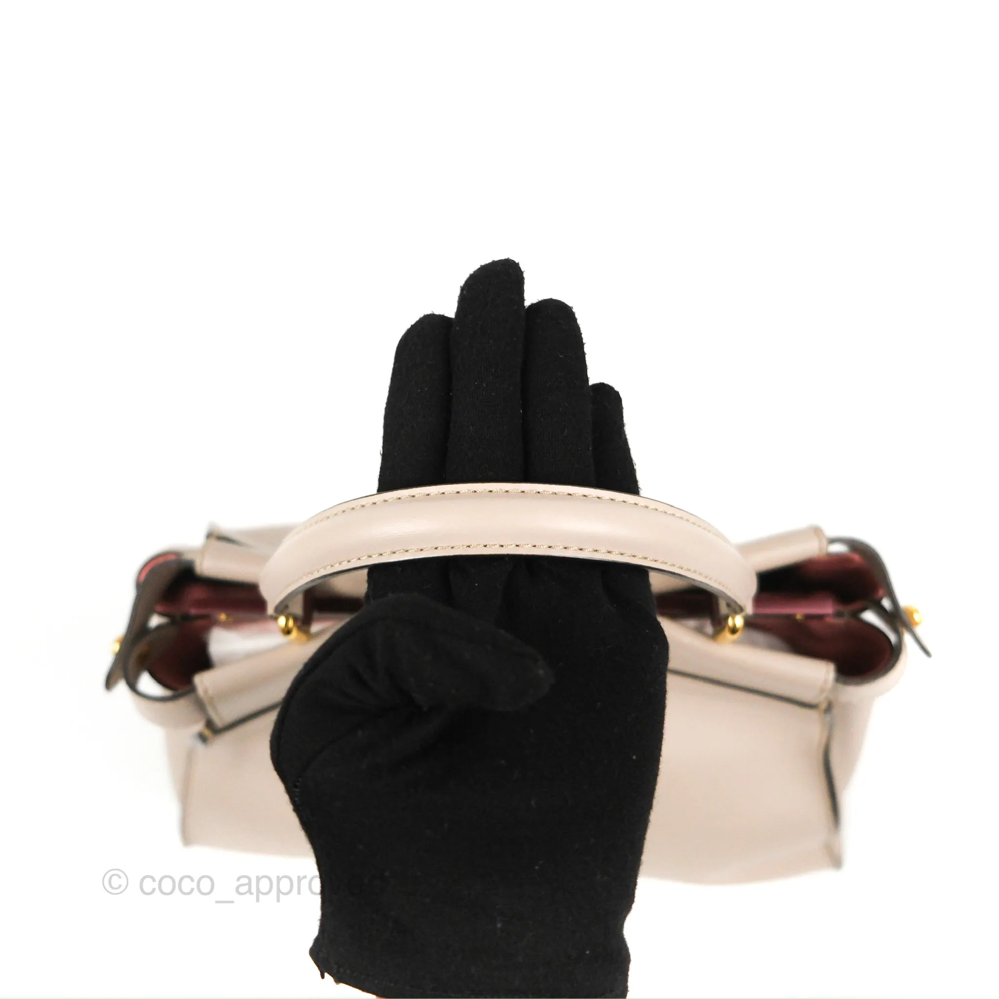Fendi Peekaboo Medium Light Taupe Gold Hardware