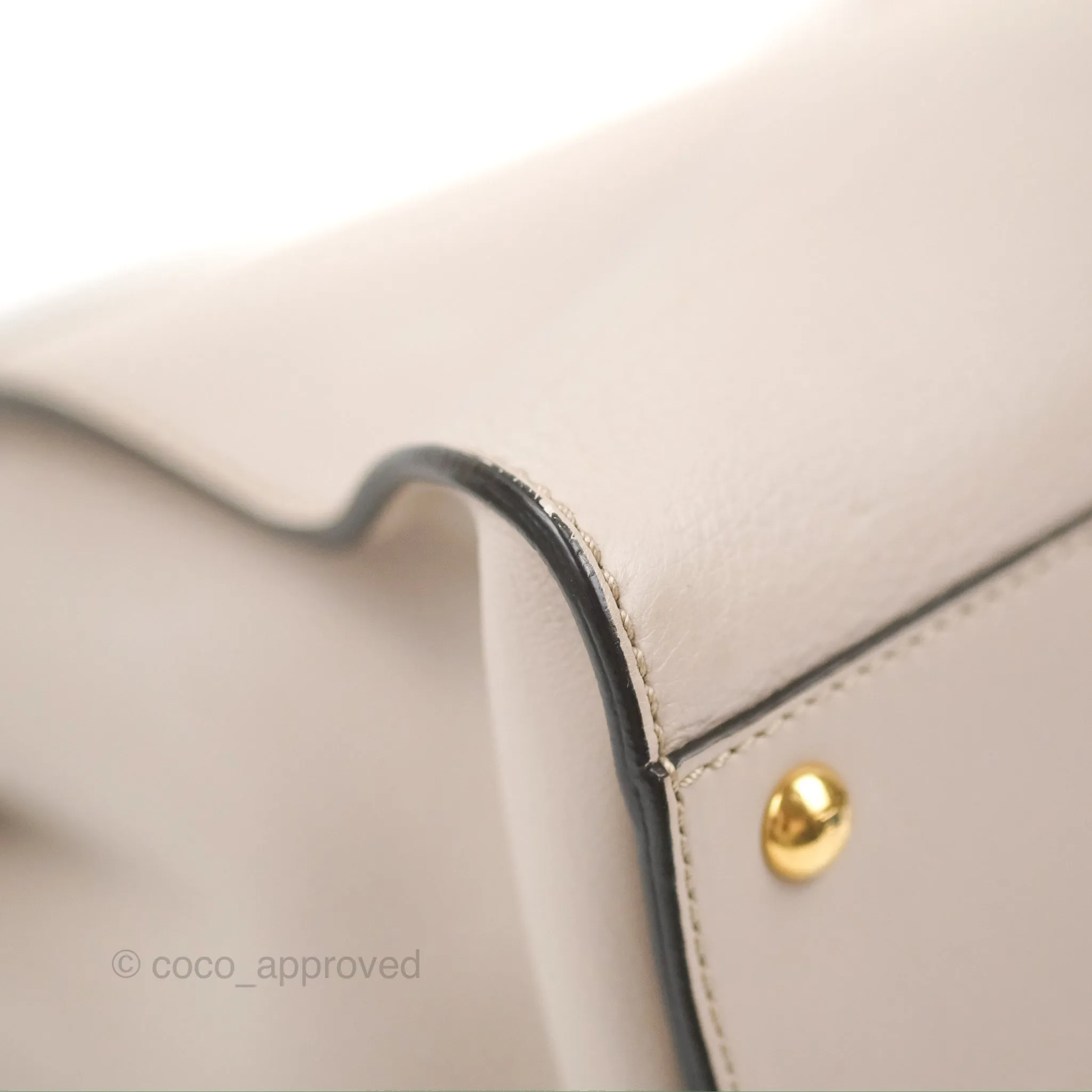 Fendi Peekaboo Medium Light Taupe Gold Hardware