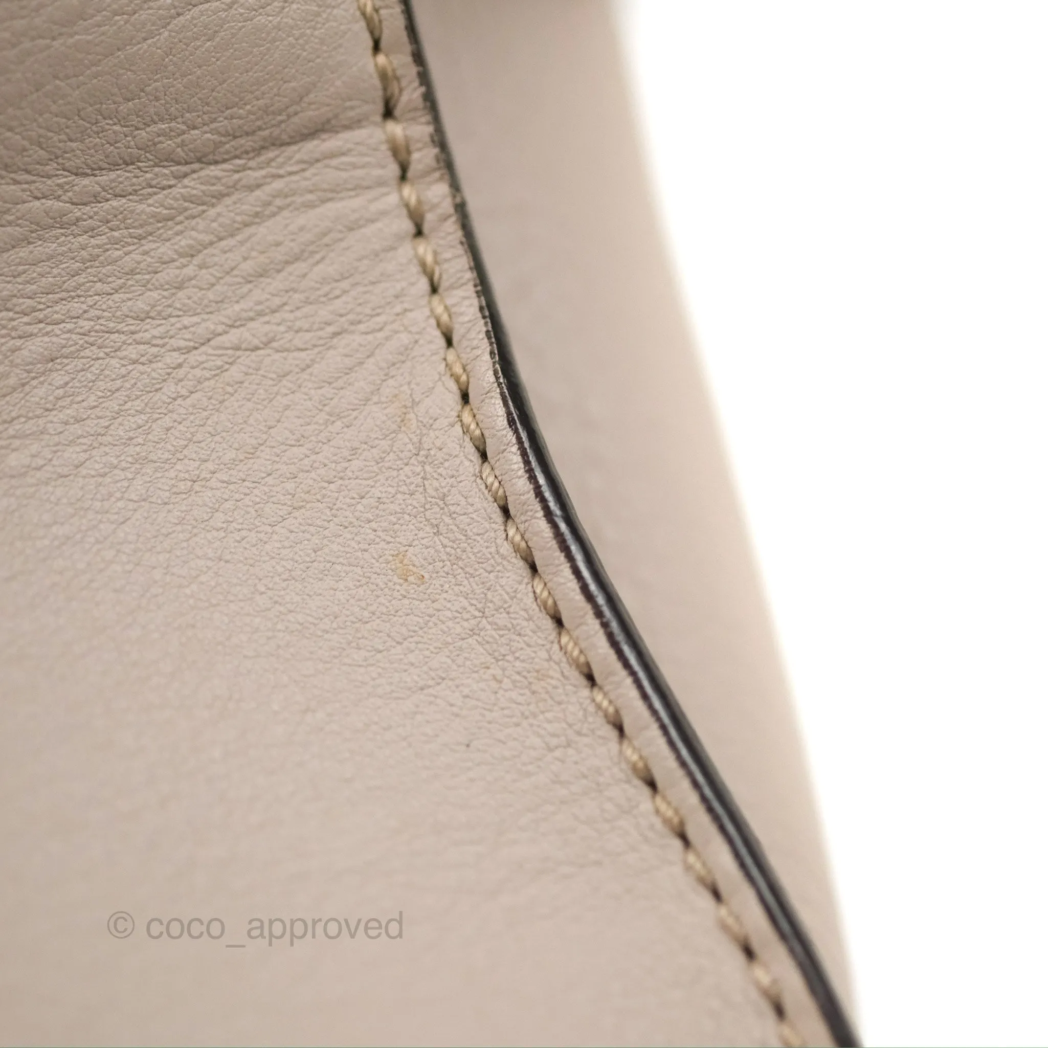 Fendi Peekaboo Medium Light Taupe Gold Hardware
