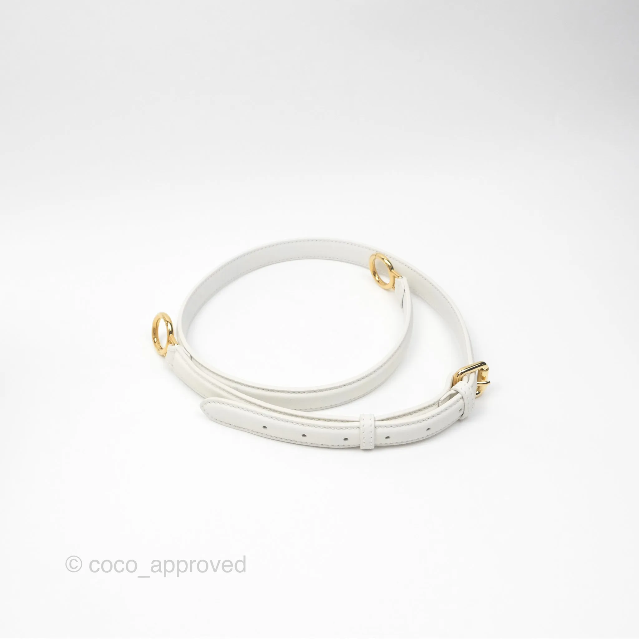Fendi Peekaboo Medium Mink Fur White Gold Hardware