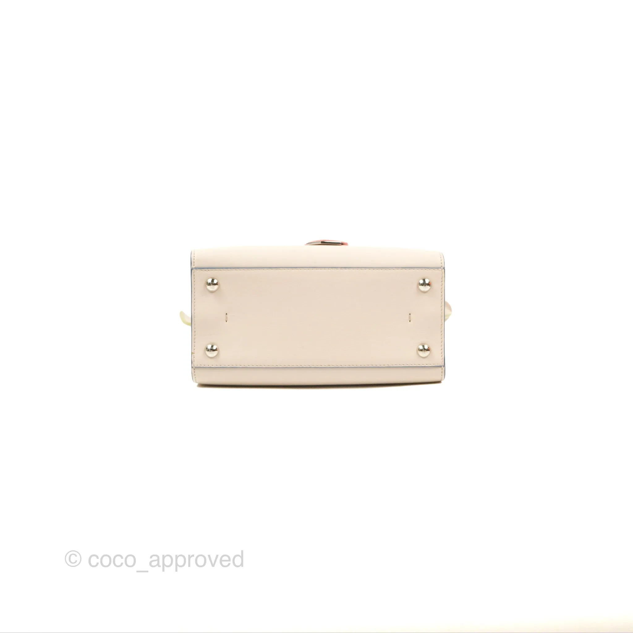 Fendi Petite 3Jours Bag Light Grey Calfskin
