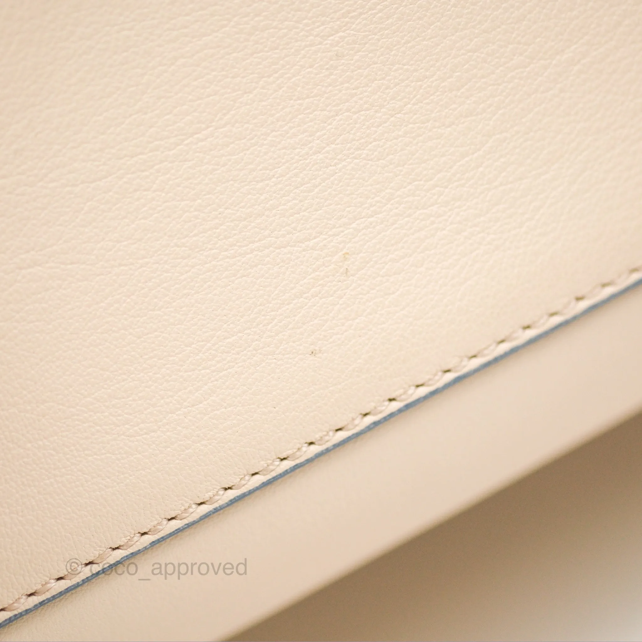 Fendi Petite 3Jours Bag Light Grey Calfskin