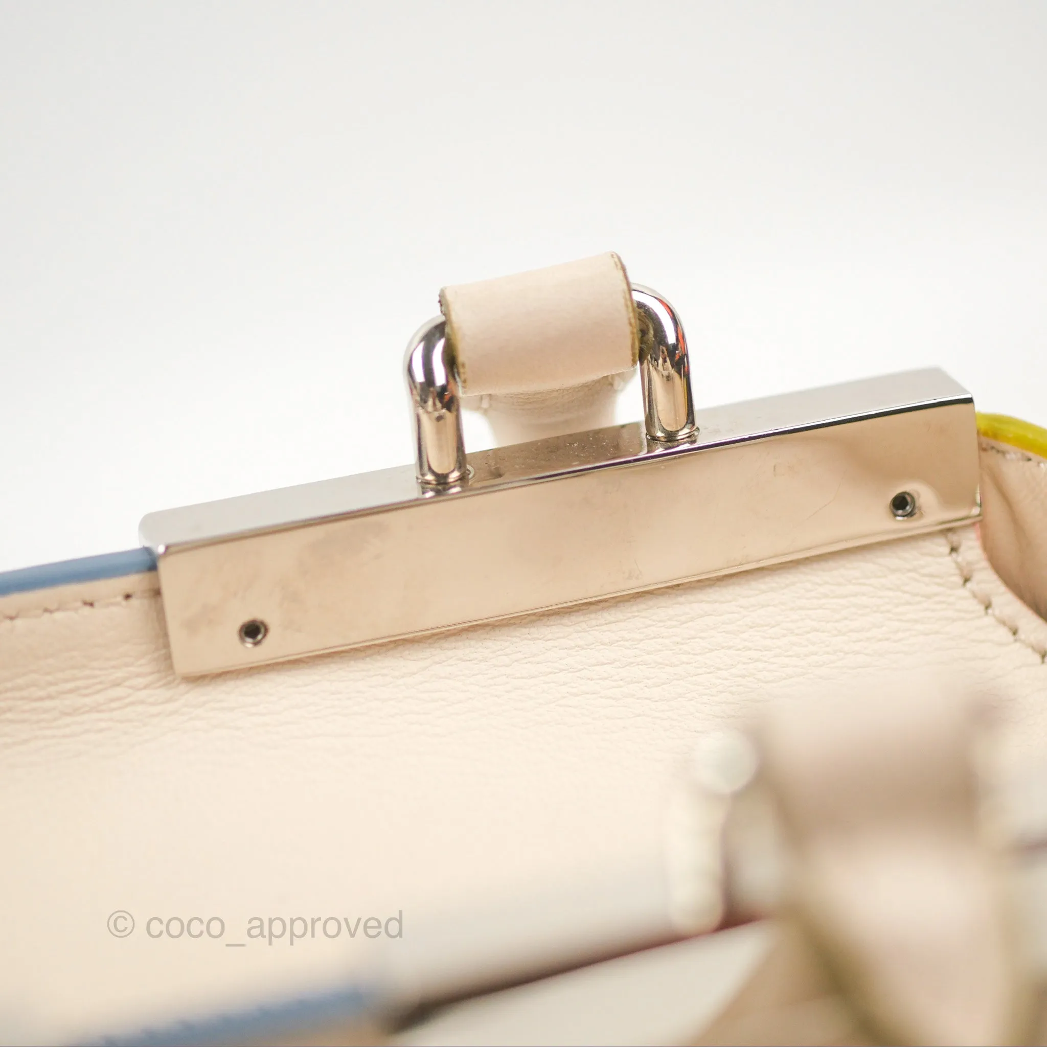 Fendi Petite 3Jours Bag Light Grey Calfskin