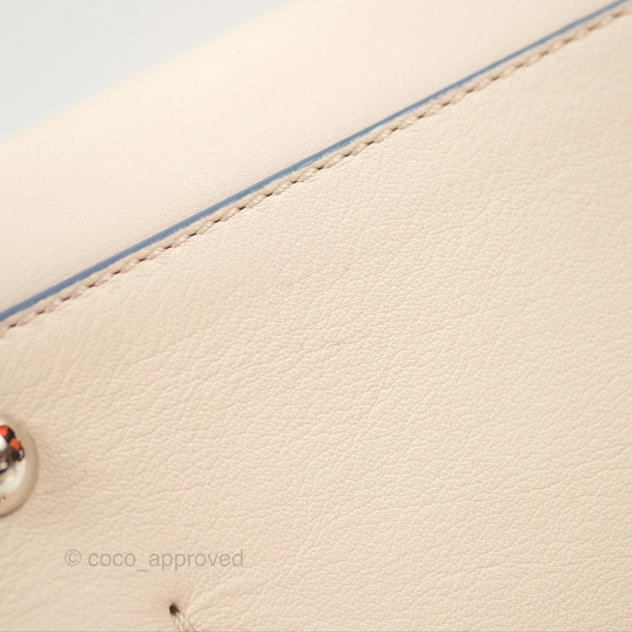 Fendi Petite 3Jours Bag Light Grey Calfskin