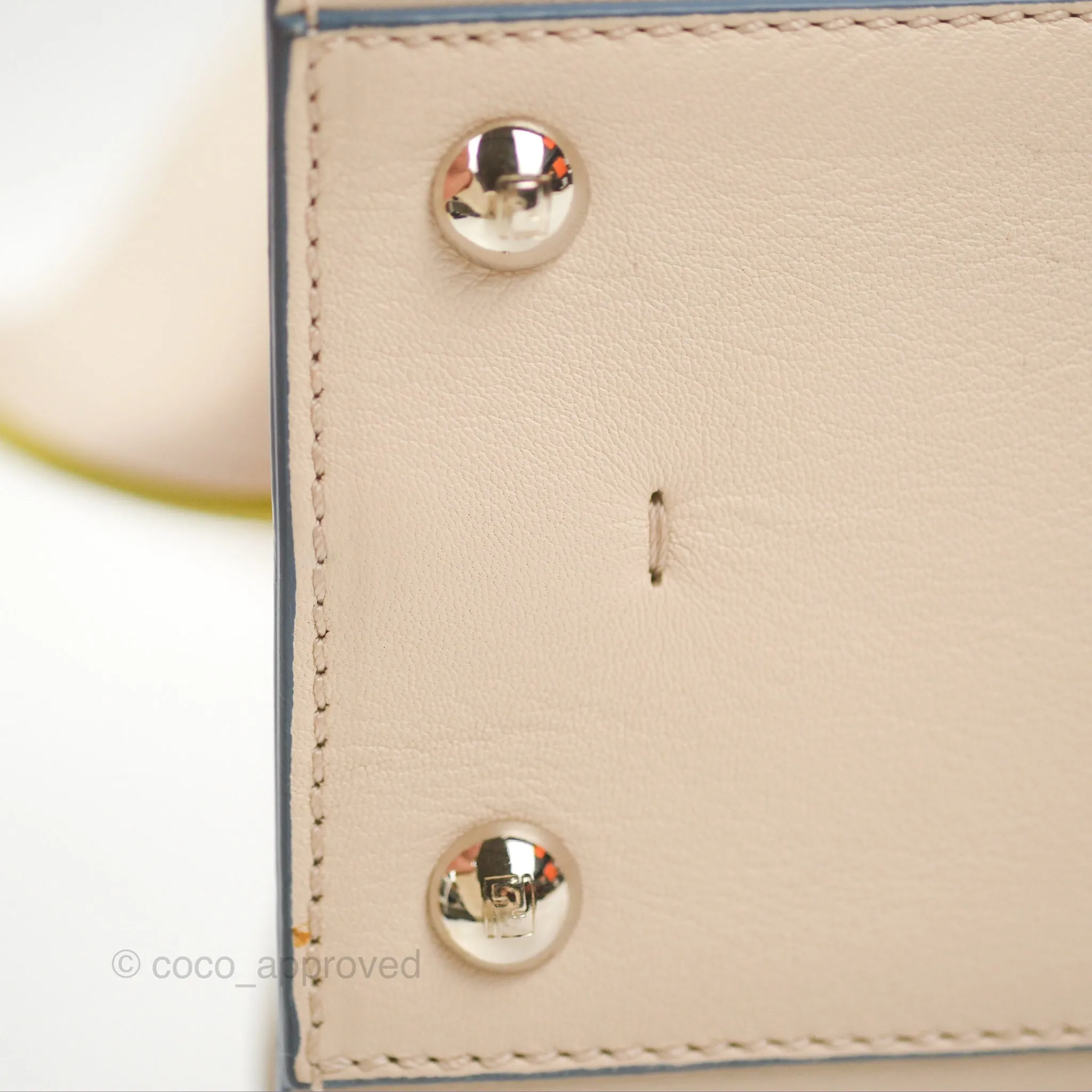Fendi Petite 3Jours Bag Light Grey Calfskin