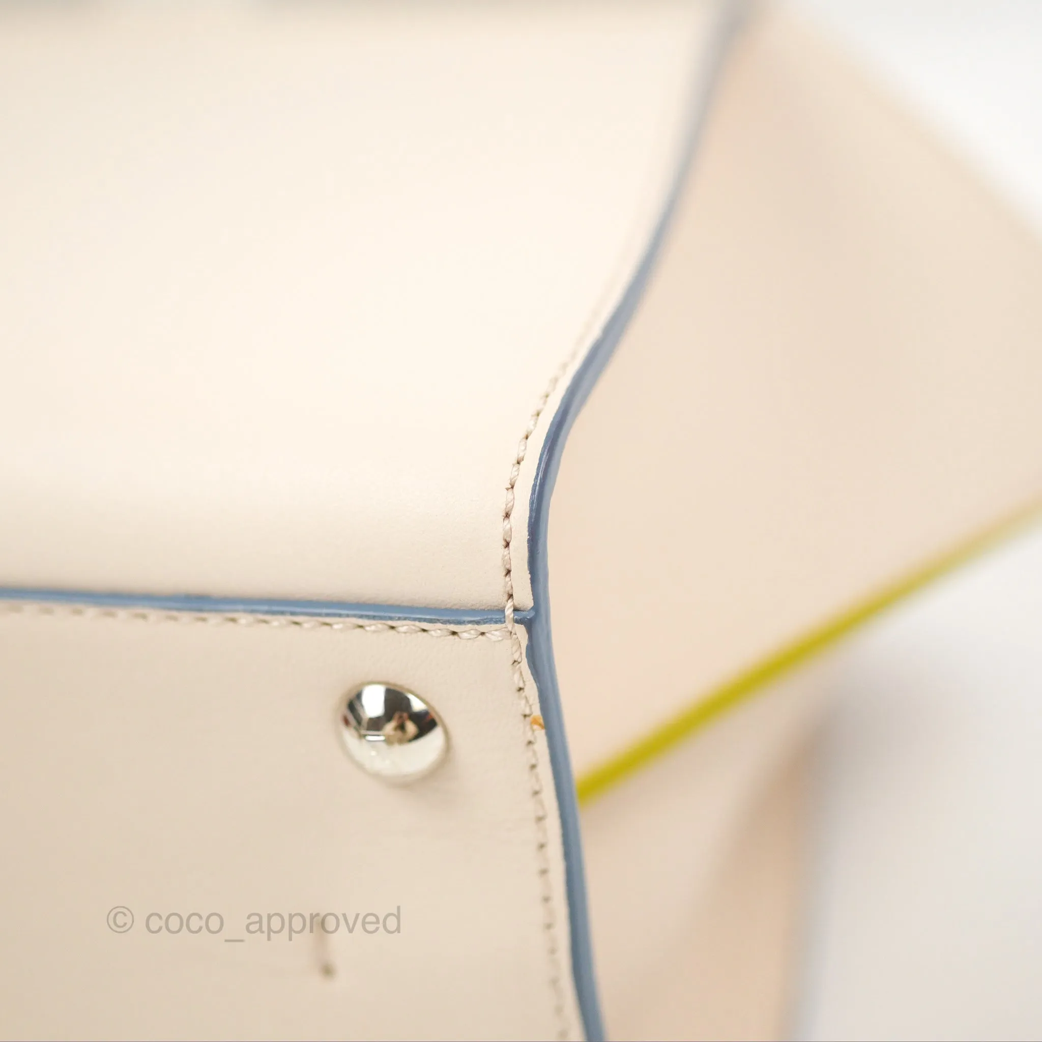 Fendi Petite 3Jours Bag Light Grey Calfskin
