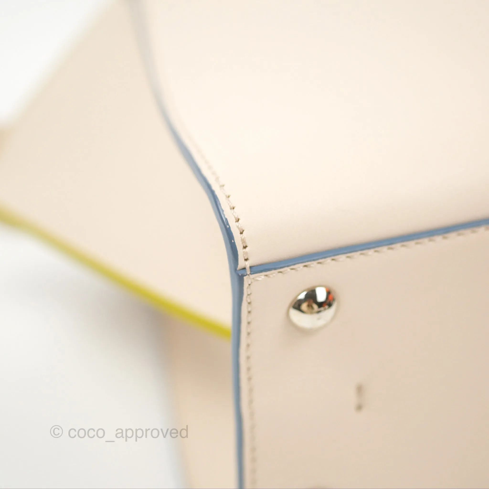 Fendi Petite 3Jours Bag Light Grey Calfskin