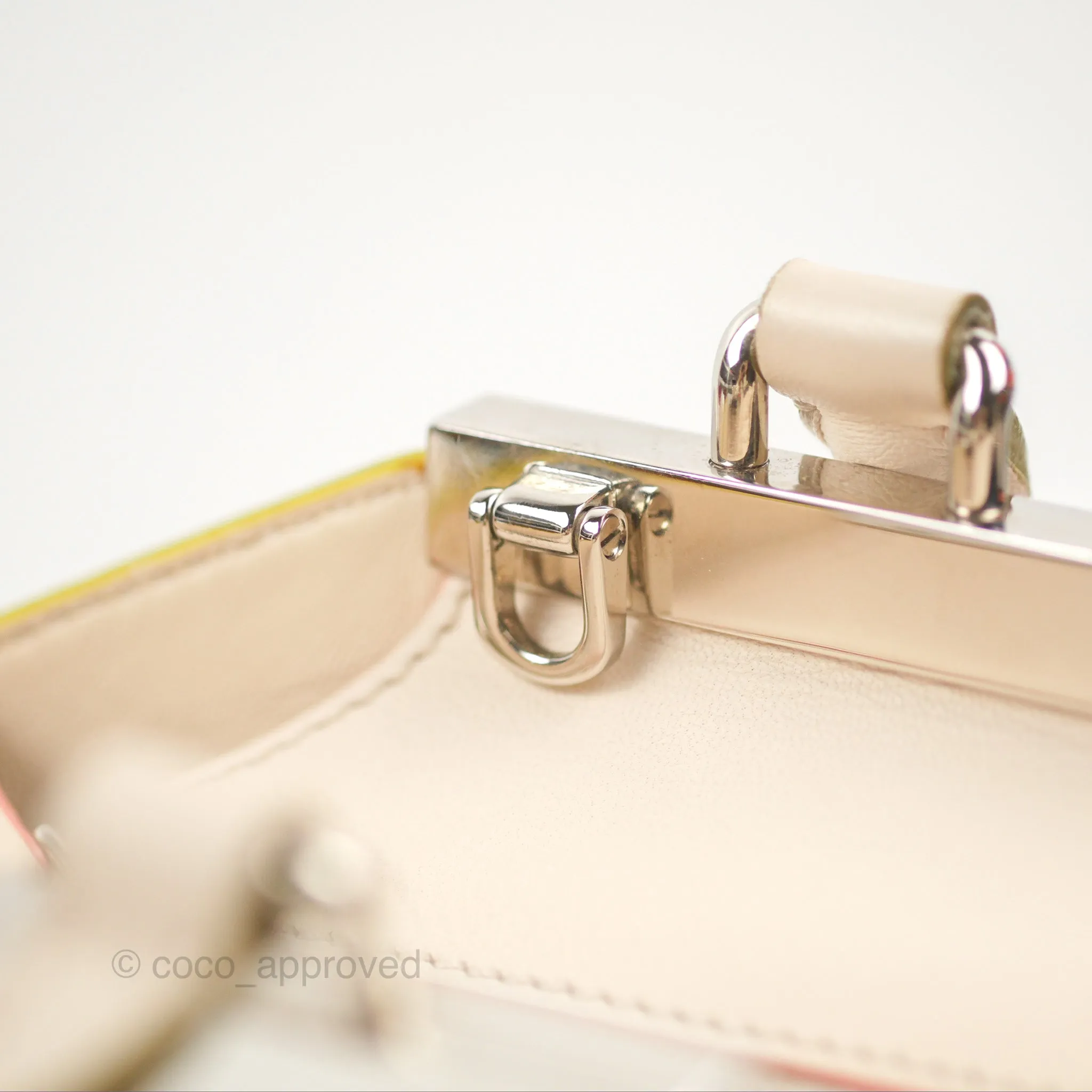 Fendi Petite 3Jours Bag Light Grey Calfskin