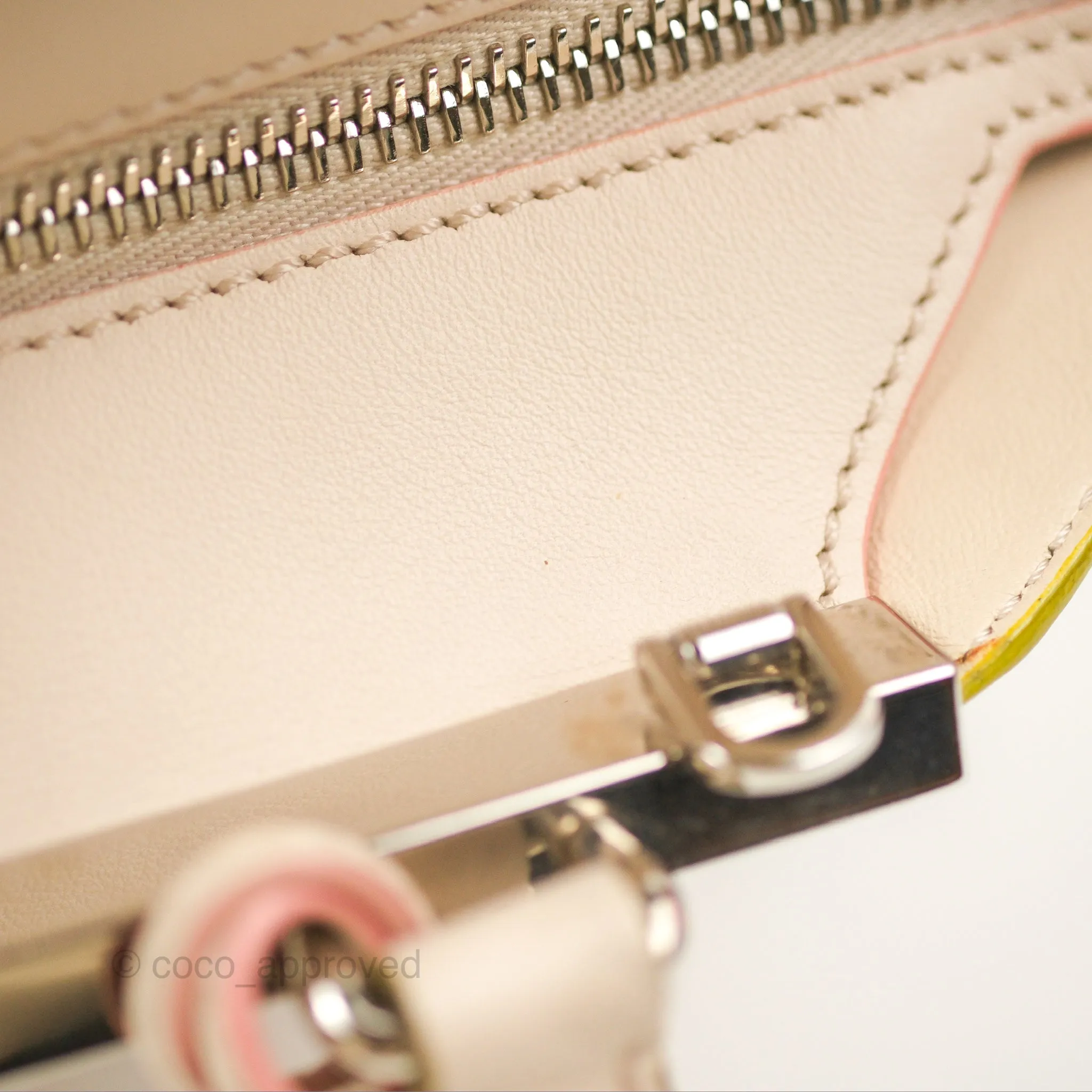 Fendi Petite 3Jours Bag Light Grey Calfskin