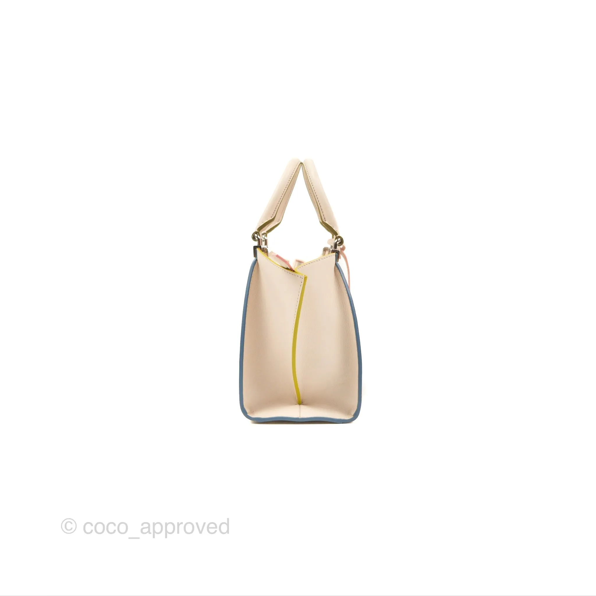 Fendi Petite 3Jours Bag Light Grey Calfskin
