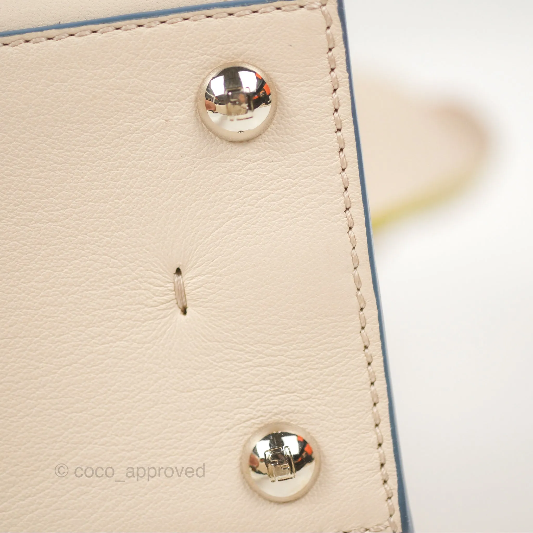 Fendi Petite 3Jours Bag Light Grey Calfskin