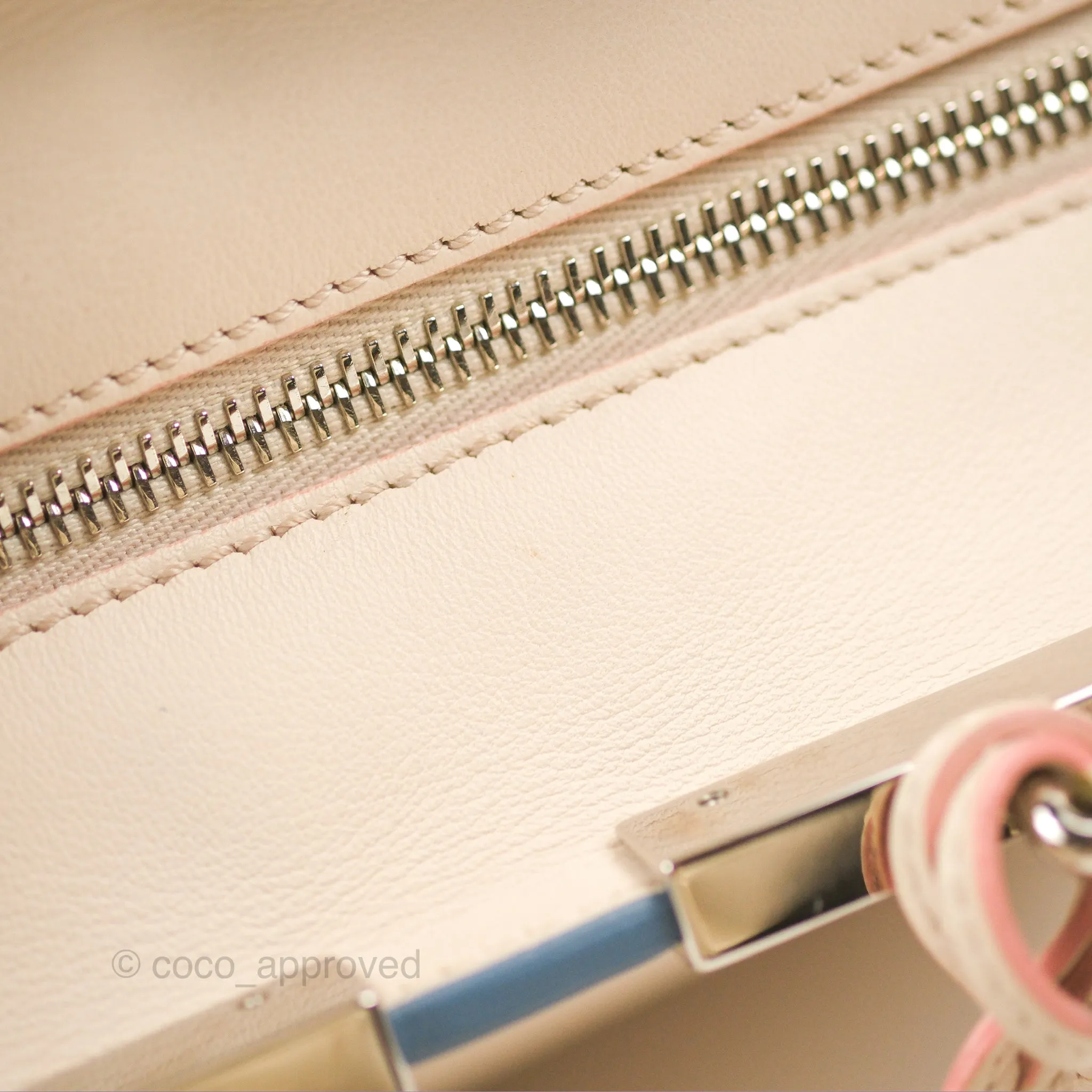 Fendi Petite 3Jours Bag Light Grey Calfskin