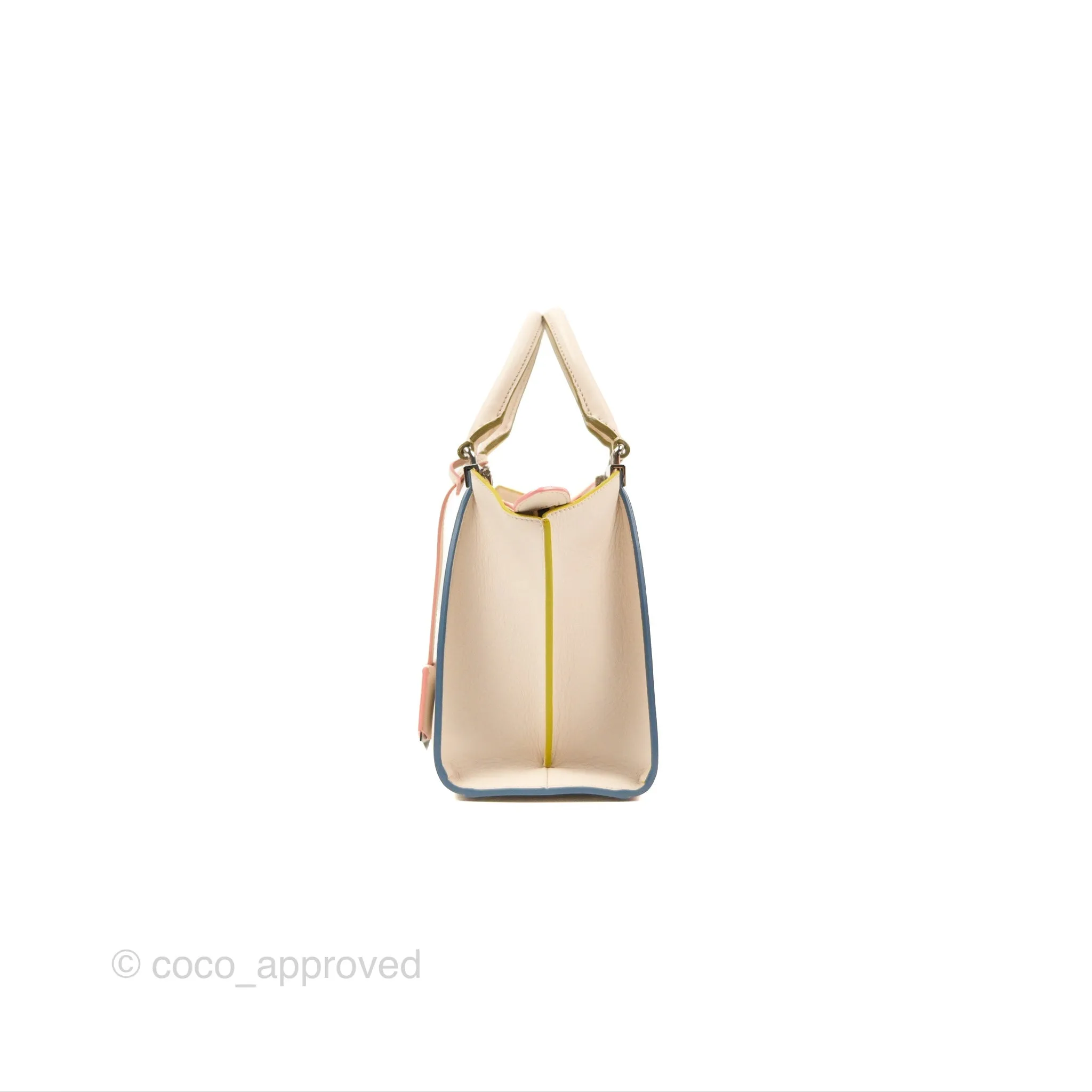 Fendi Petite 3Jours Bag Light Grey Calfskin