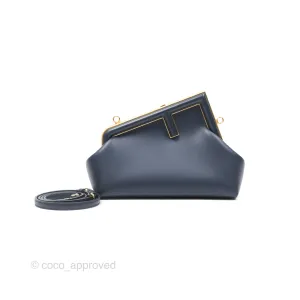 Fendi Small Fendi First Midnight Blue Shiny Nappa