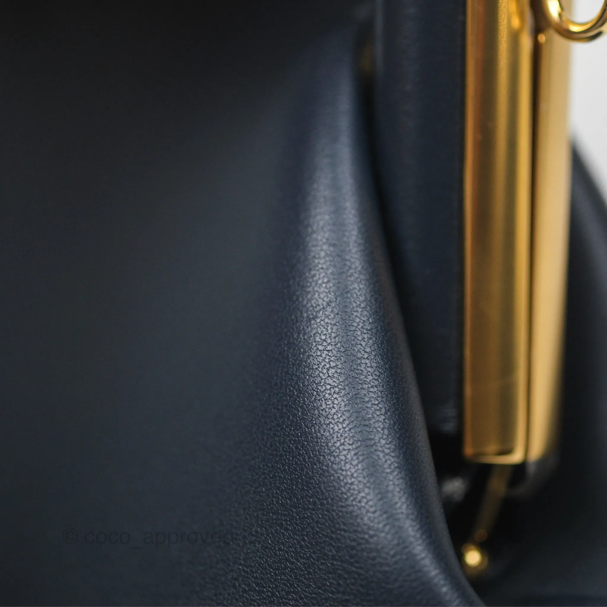 Fendi Small Fendi First Midnight Blue Shiny Nappa