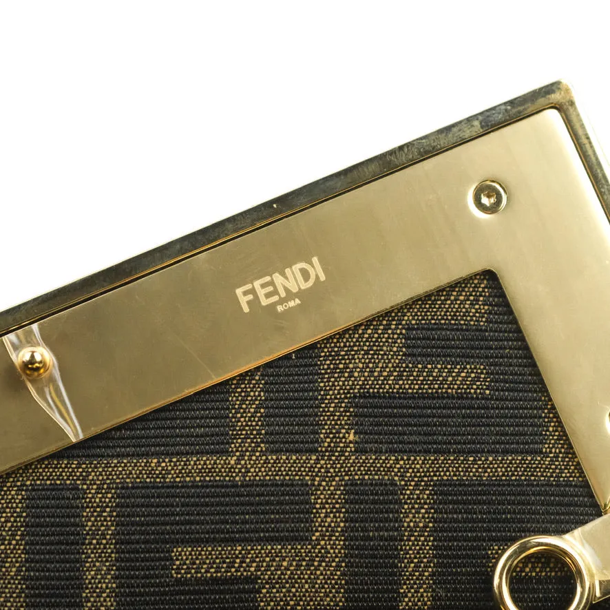 Fendi Small First Bag Pale Pink Merino Shearling Gold Hardware