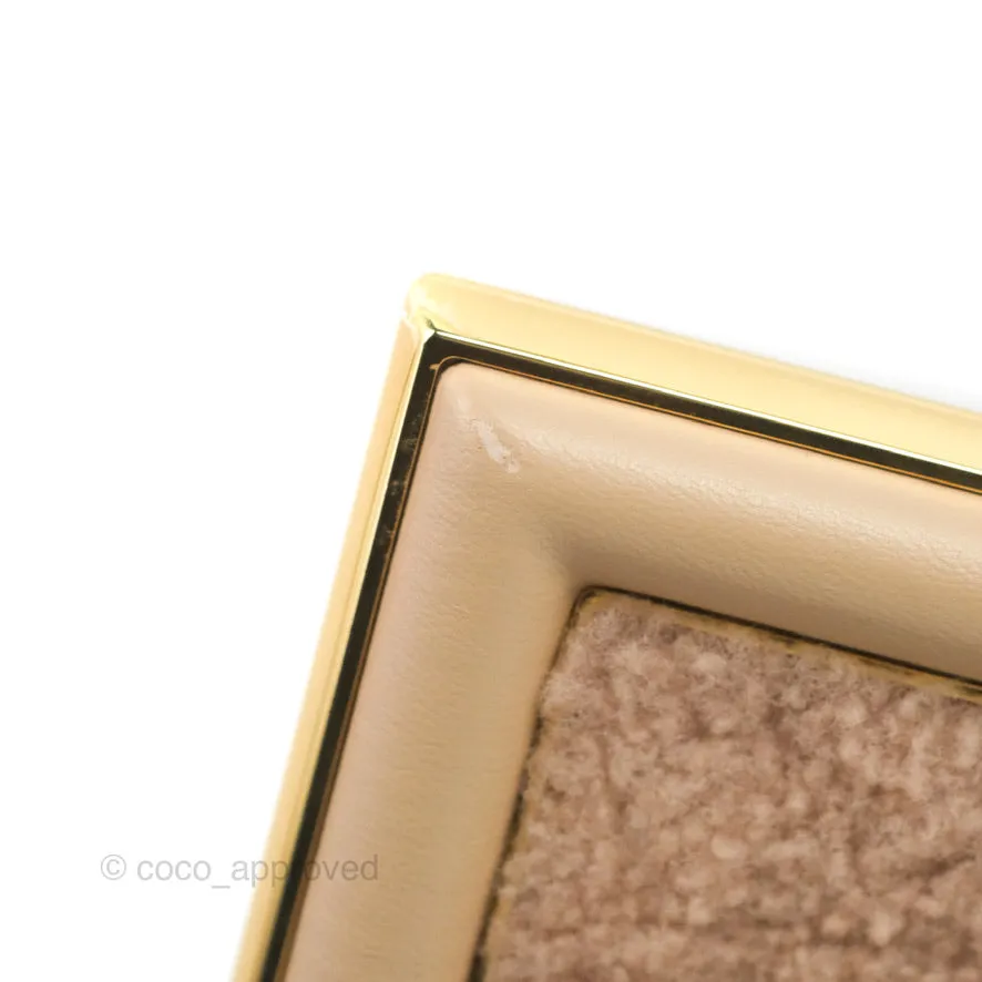 Fendi Small First Bag Pale Pink Merino Shearling Gold Hardware