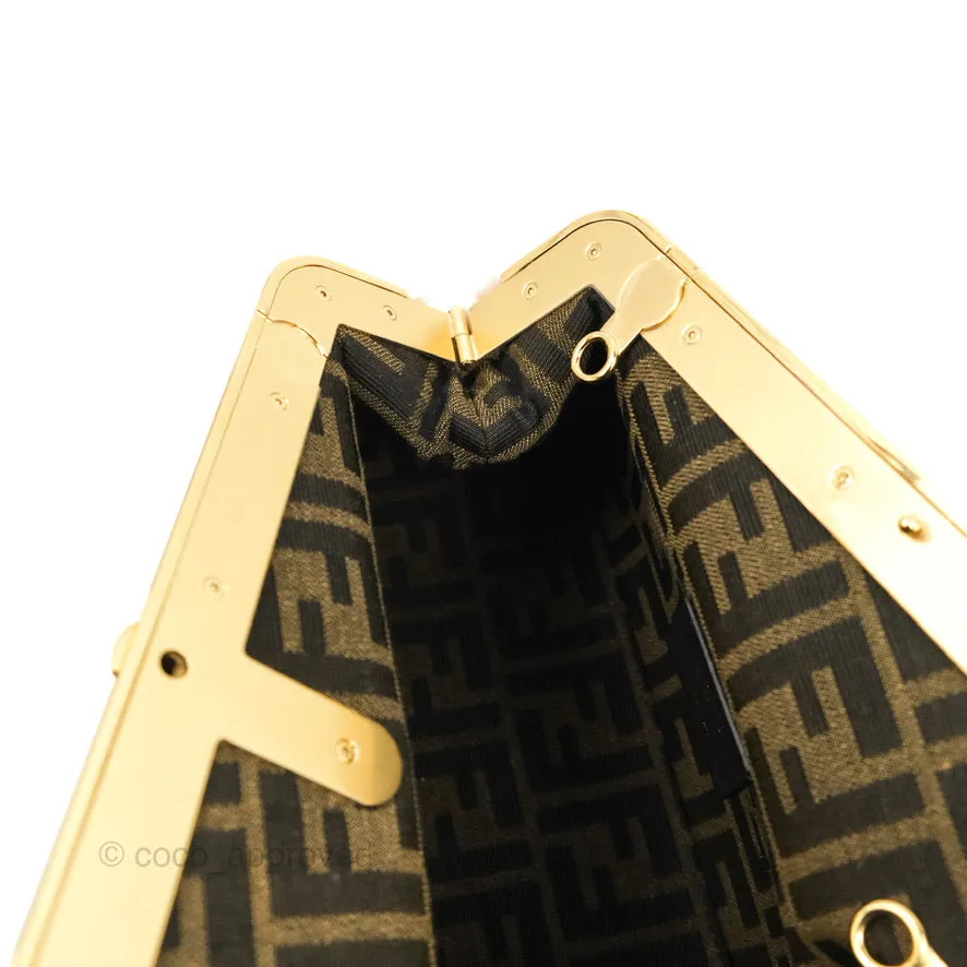 Fendi Small First Bag Pale Pink Merino Shearling Gold Hardware
